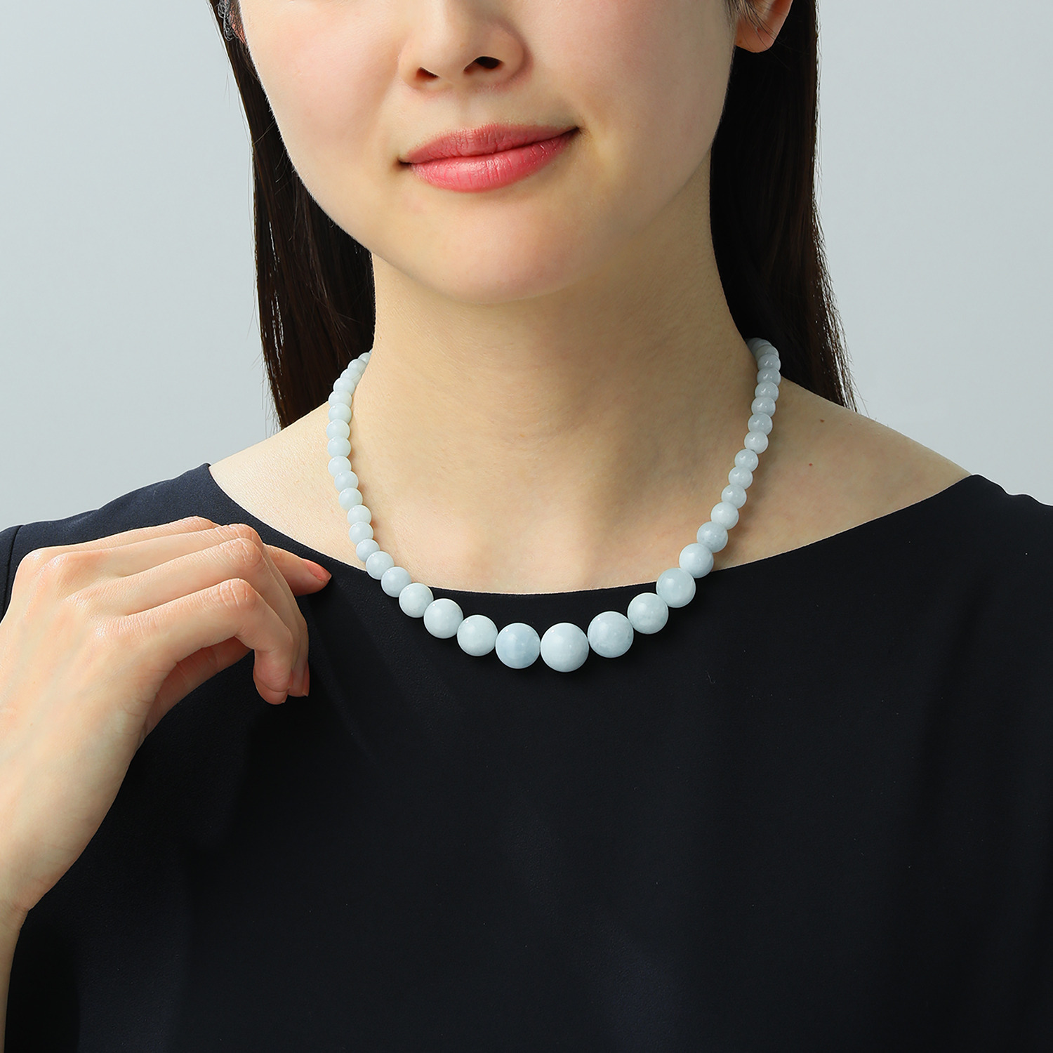 グランシフォレ アクアマリン ネックレス