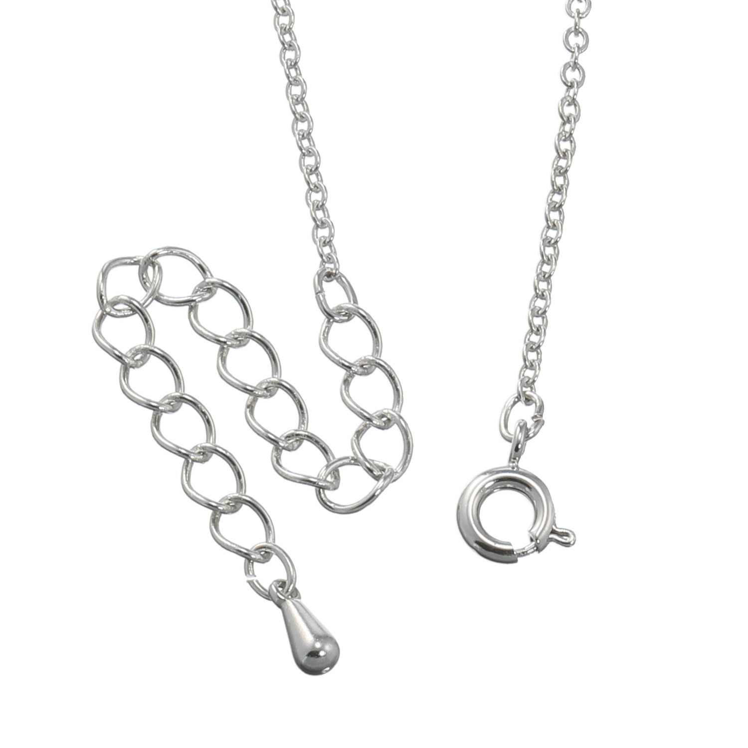 グランシフォレ シルバー アクアマリン ペアカボション ペンダント