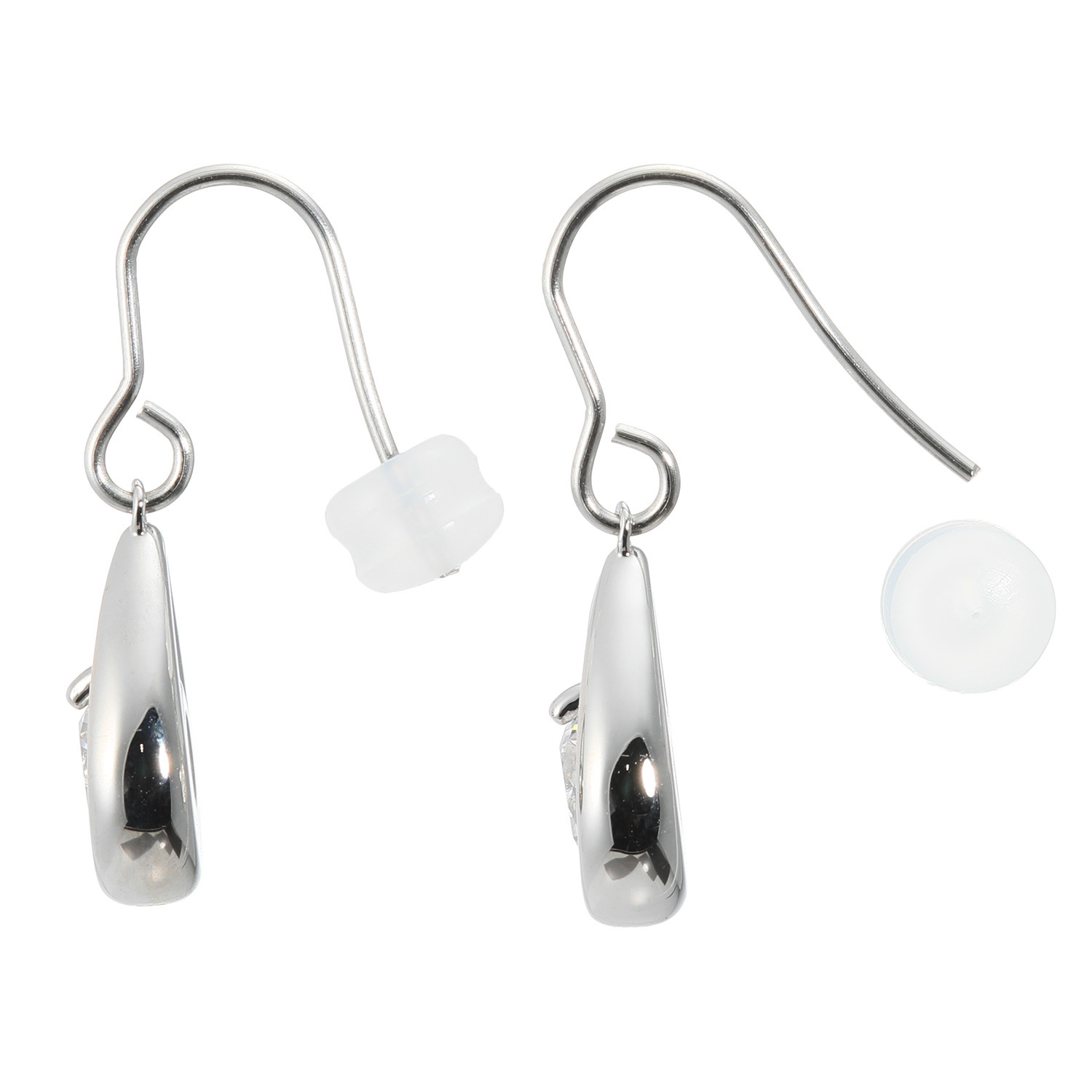 ステングレイス サージカルステンレス プレシオサ社製ＣＺ ドロップシェイプ スウィングピアス