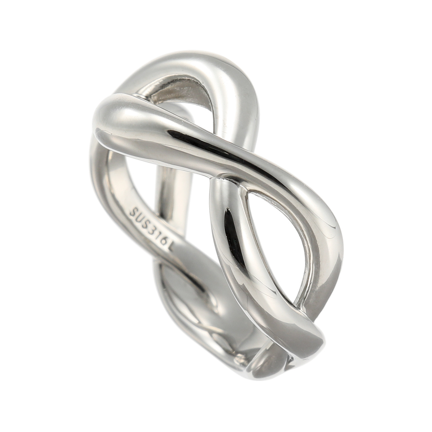 ステングレイス サージカルステンレス 揺蕩うラインデザイン リング