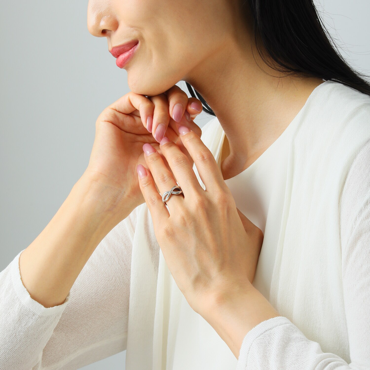 ステングレイス サージカルステンレス 揺蕩うラインデザイン リング