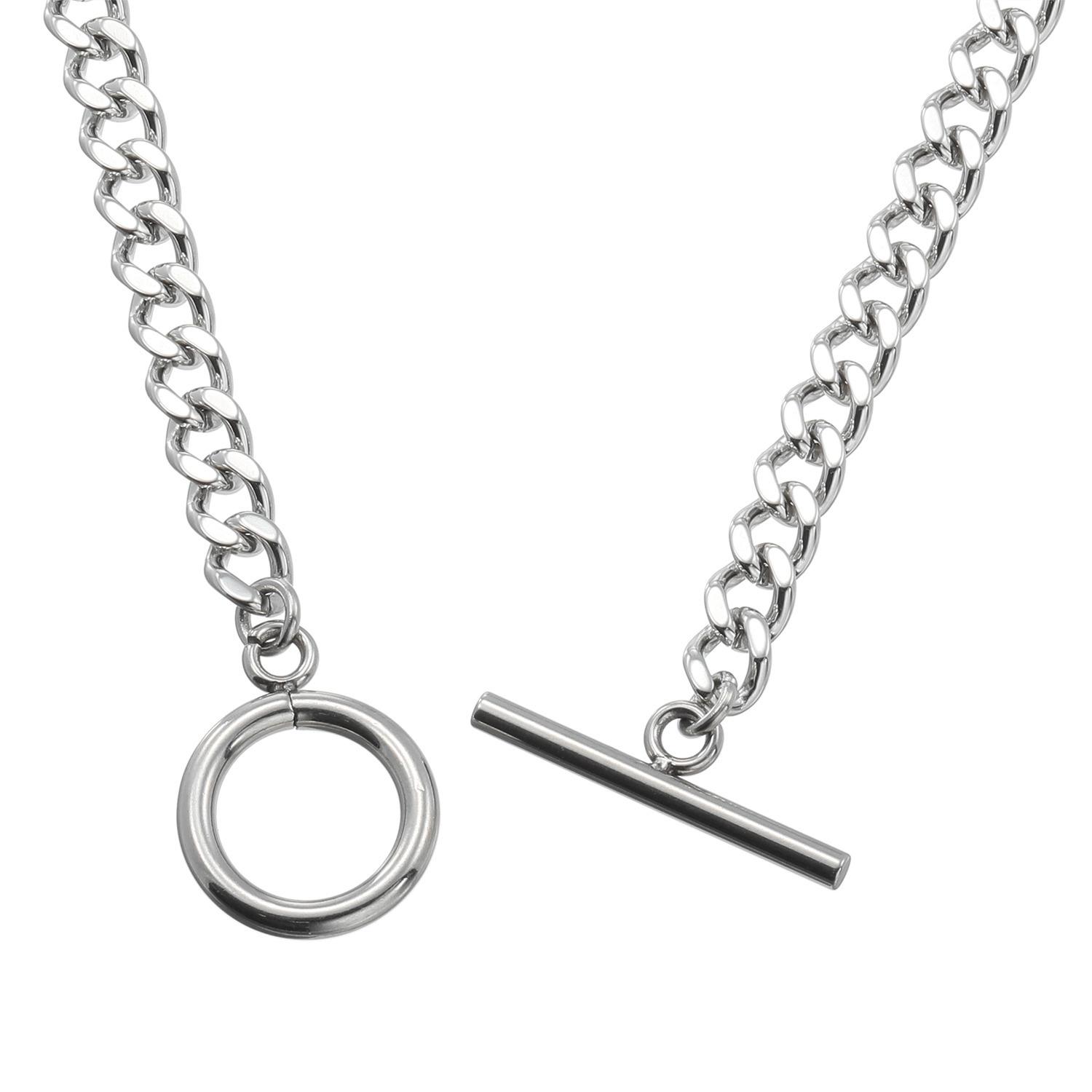 ステングレイス サージカルステンレス スパイシーテイスト ボリュームチェーン ブレスレット