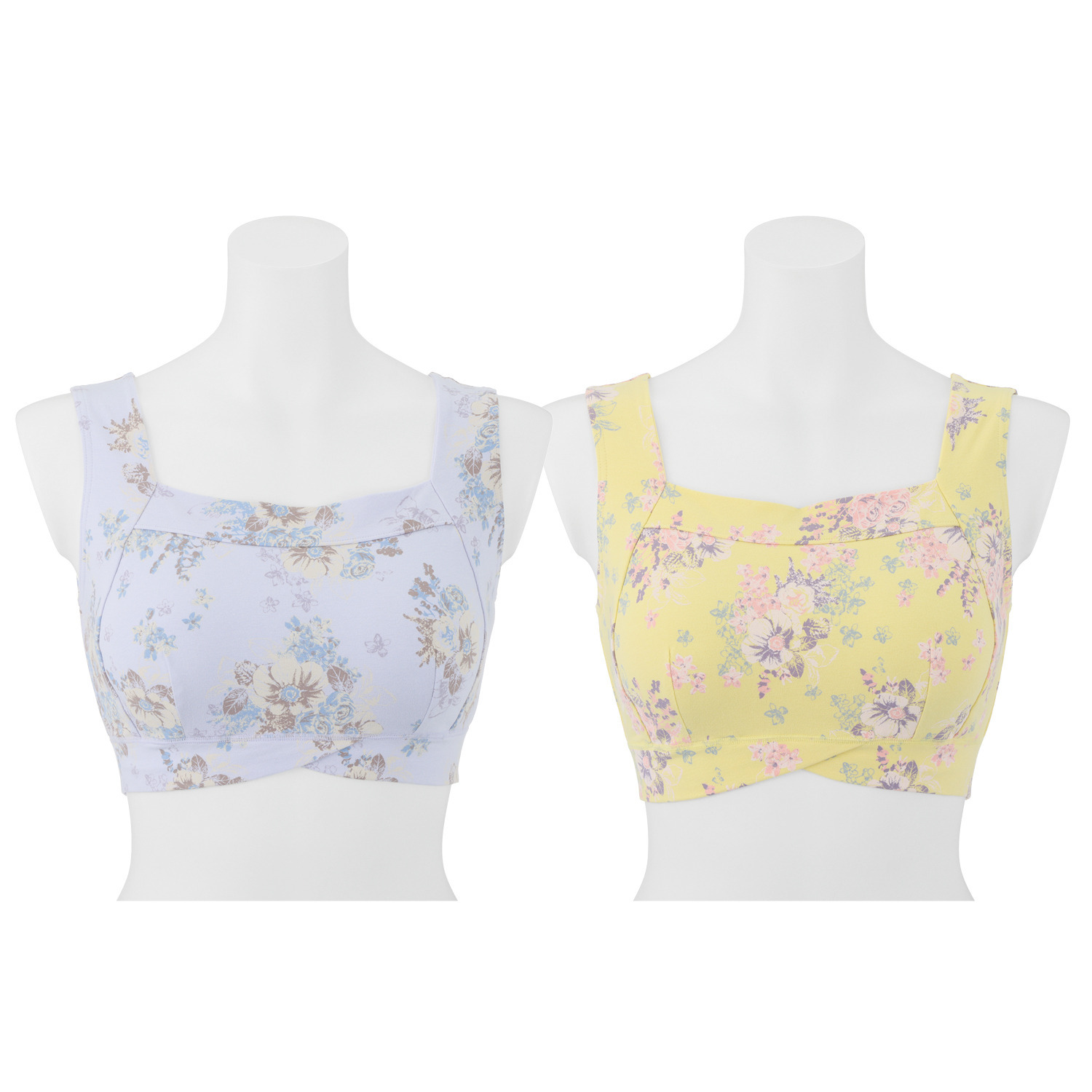 うつくＣ 綿混 すっきりサポートブラ ２枚セット