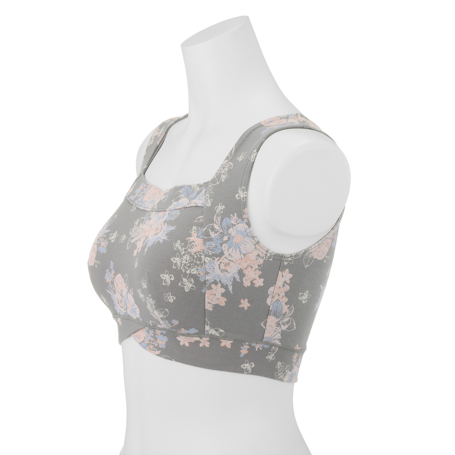 うつくＣ 綿混 すっきりサポートブラ ２枚セット