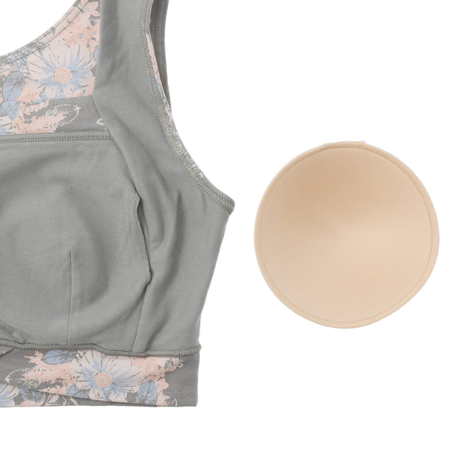 うつくＣ 綿混 すっきりサポートブラ ２枚セット