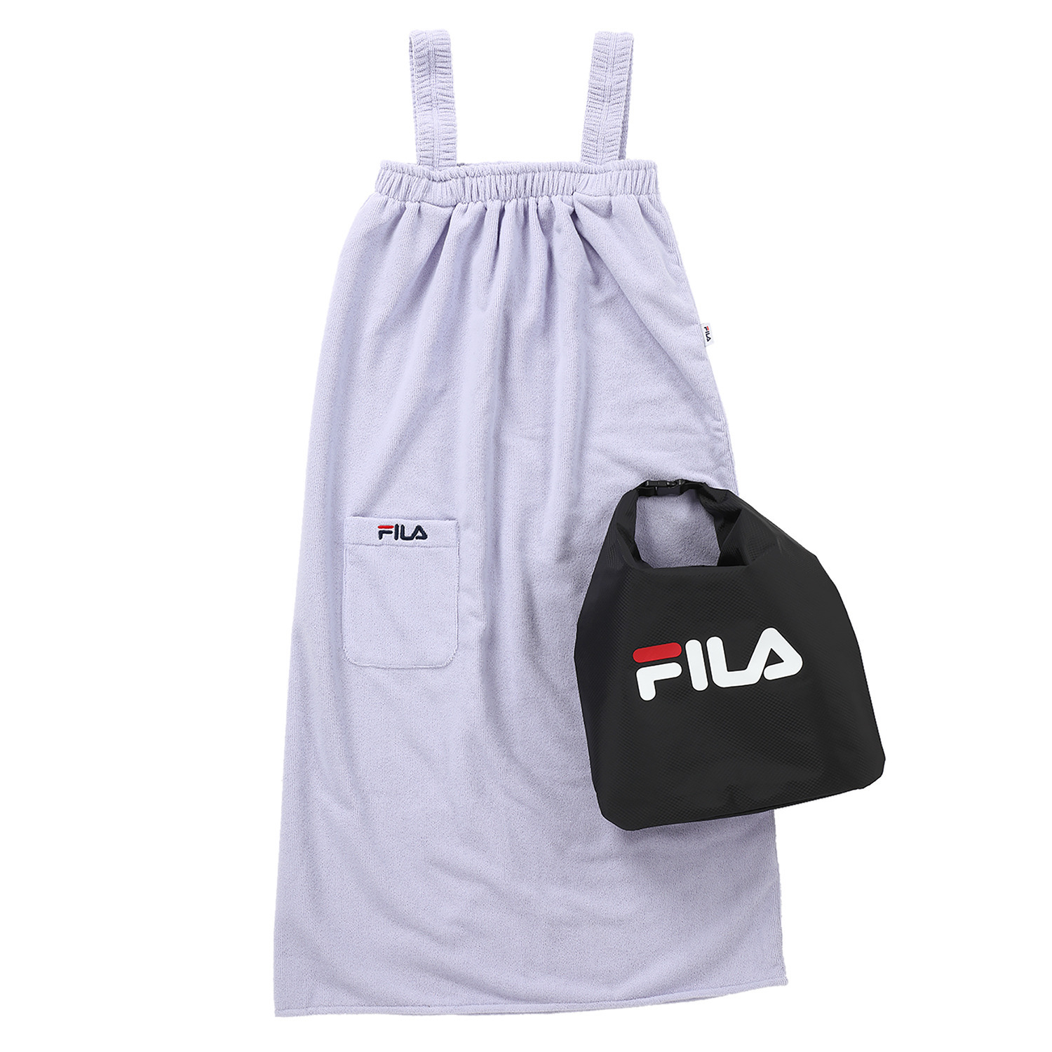 フィラ はっ水 ショートドラムバッグ＆ くつろぎタオルワンピース