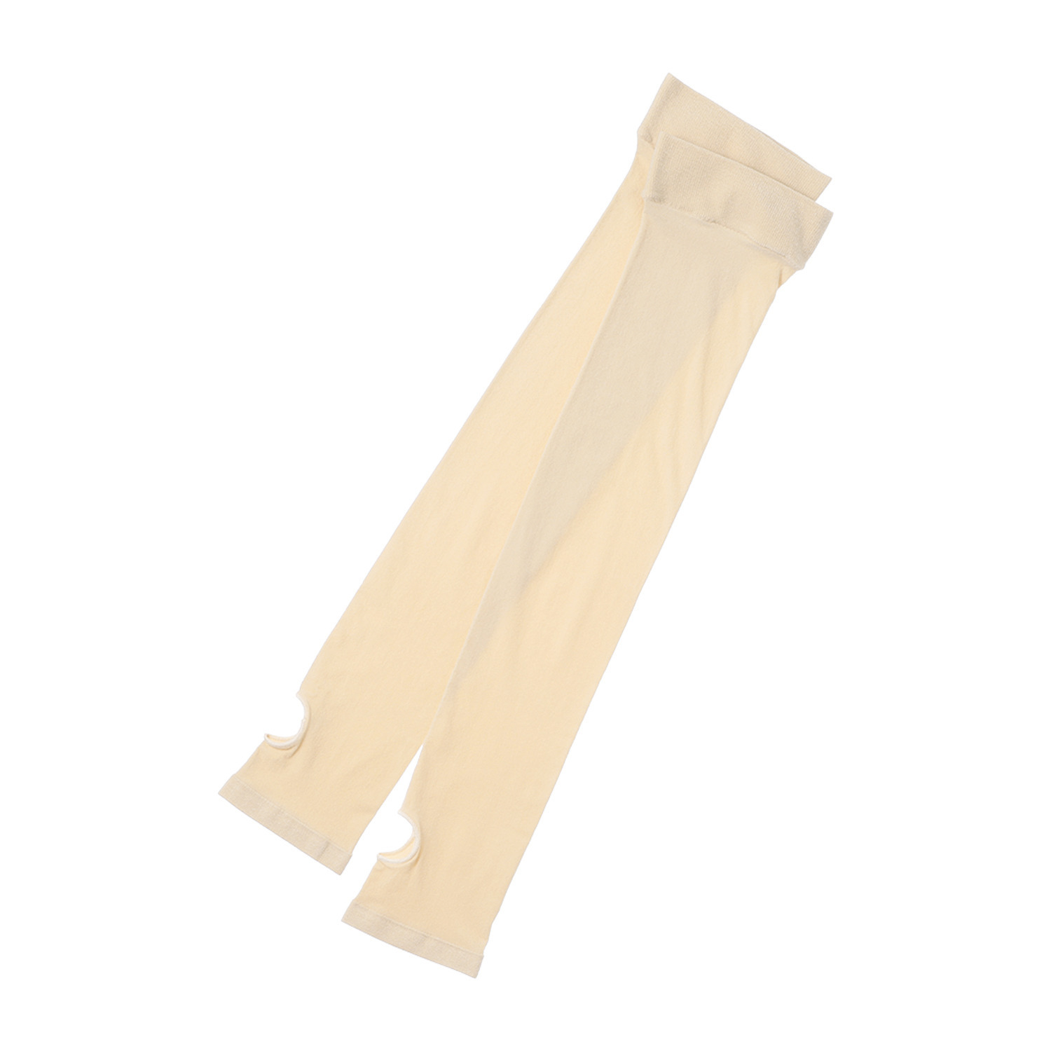 福助 日本製 ＵＶカット・接触冷感 キシリトール加工 ひんやり伸び〜る アームカバー ＜色白肌用＞