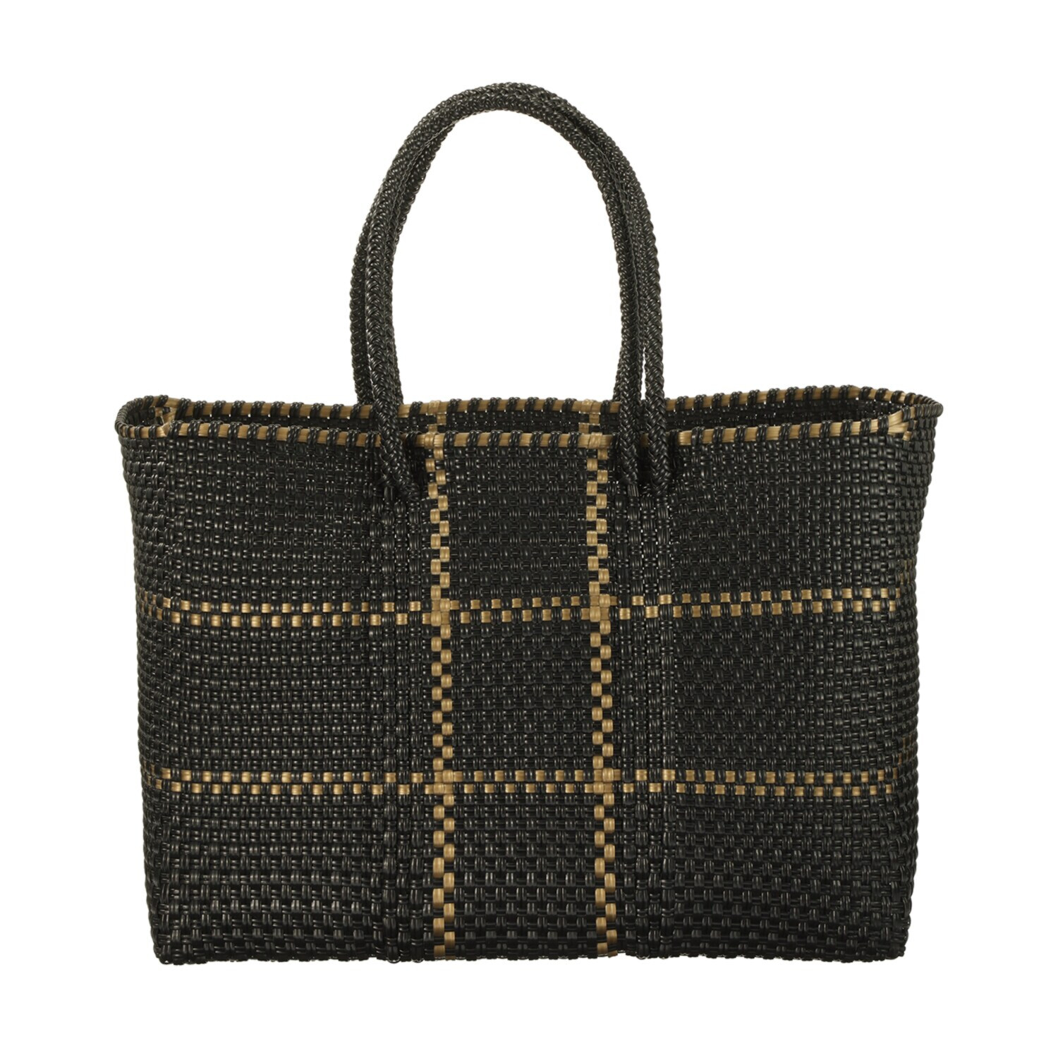 ムーンバード 手編みのメルカドバッグ 横長＜Ｍ＞