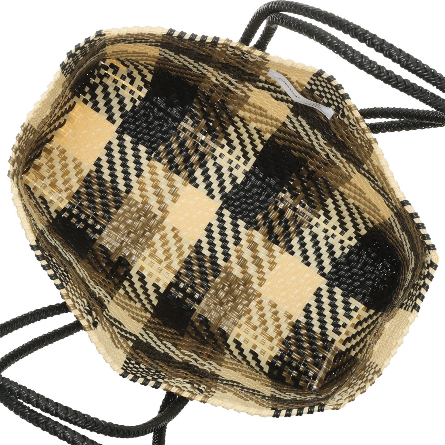 ムーンバード 手編みのメルカドバッグ 横長＜Ｍ＞