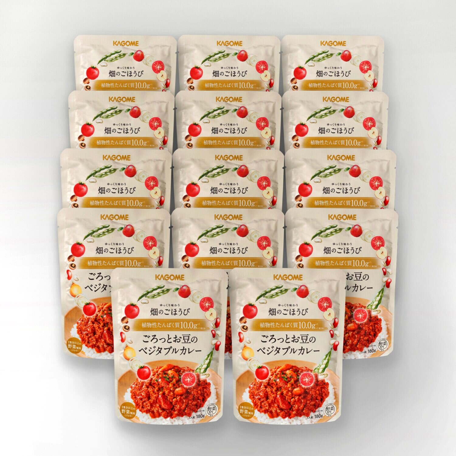 カゴメ ゆっくり味わう 畑のごほうび ごろっとお豆の ベジタブルカレー