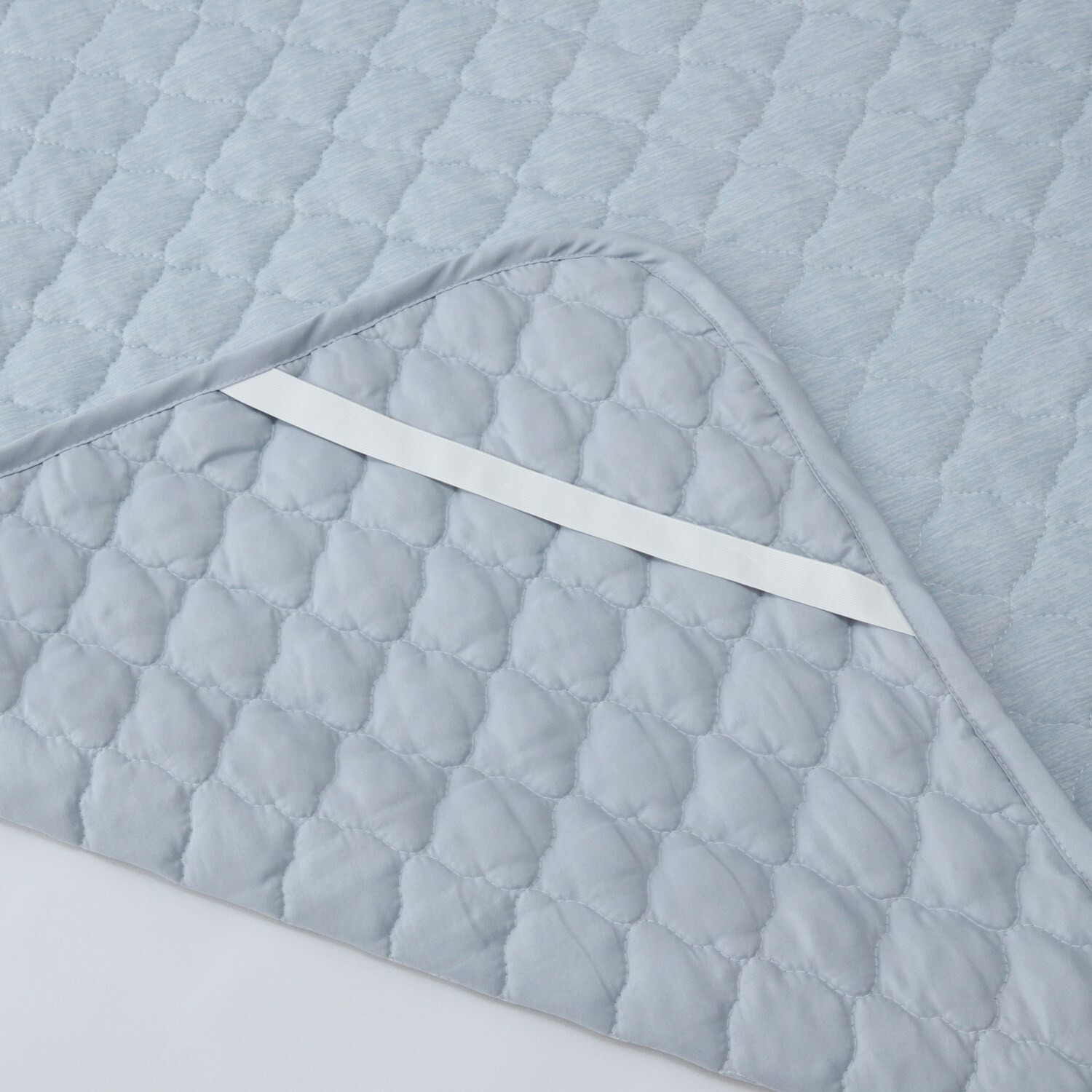 モリリン 抜群のひんやり感！ 柔らかな手触り デオコールド 消臭・防ダニ 敷きパッド ＜ダブル＞