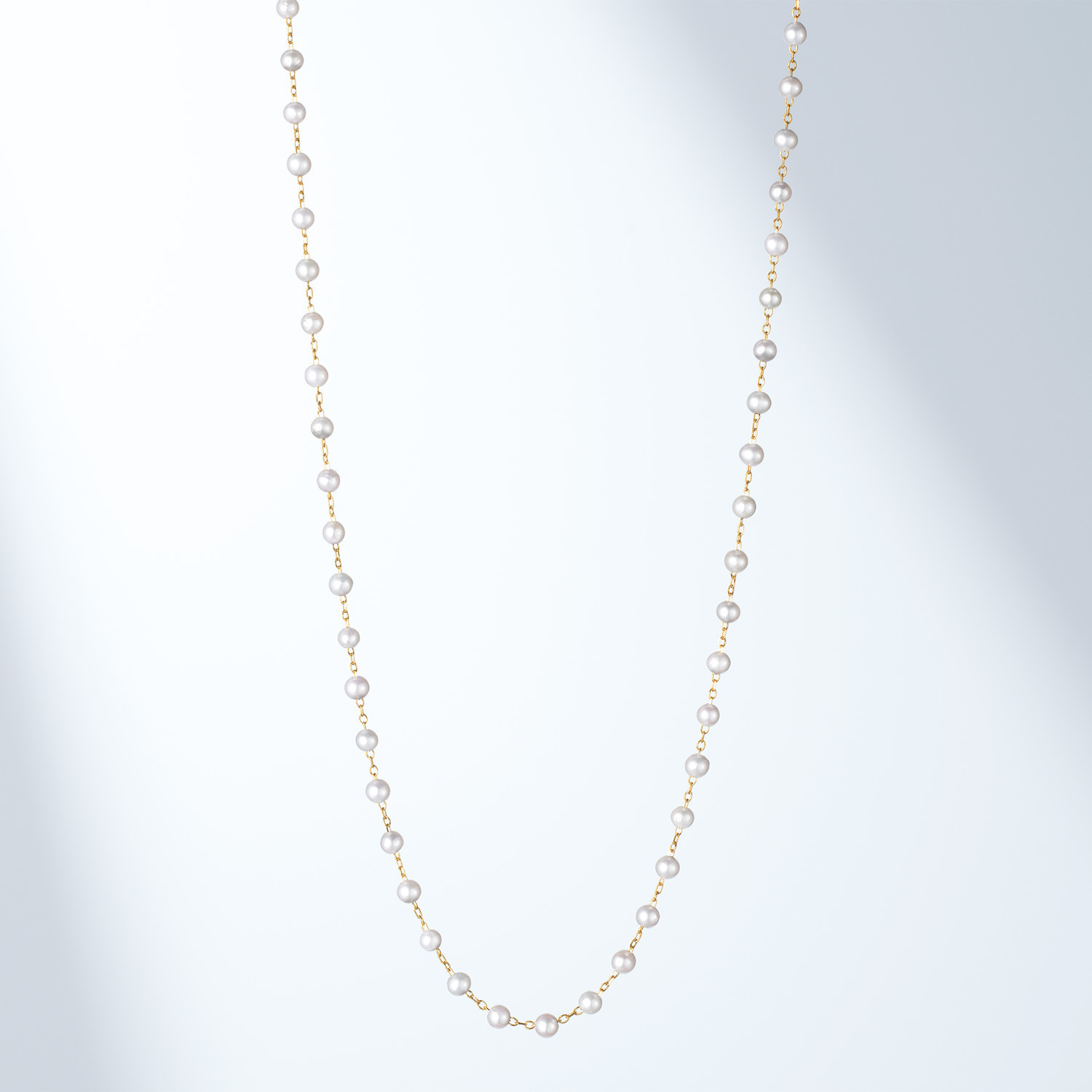 ペレフェリーク １０Ｋ ベビー淡水パール スペシャルピッチ ステーションネックレス