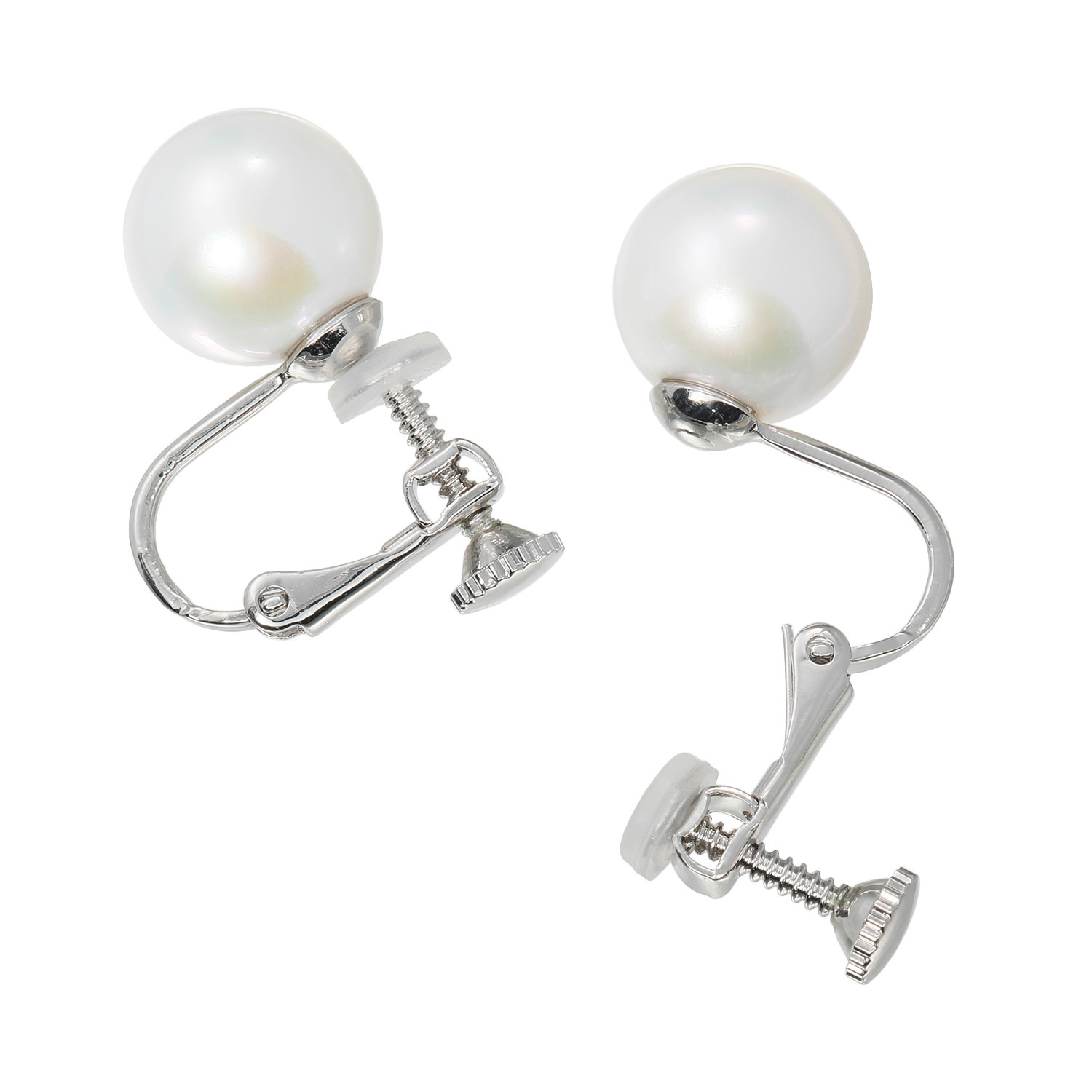 ペレフェリーク 淡水パール シンプルデザイン スタッド イヤリング／ピアス