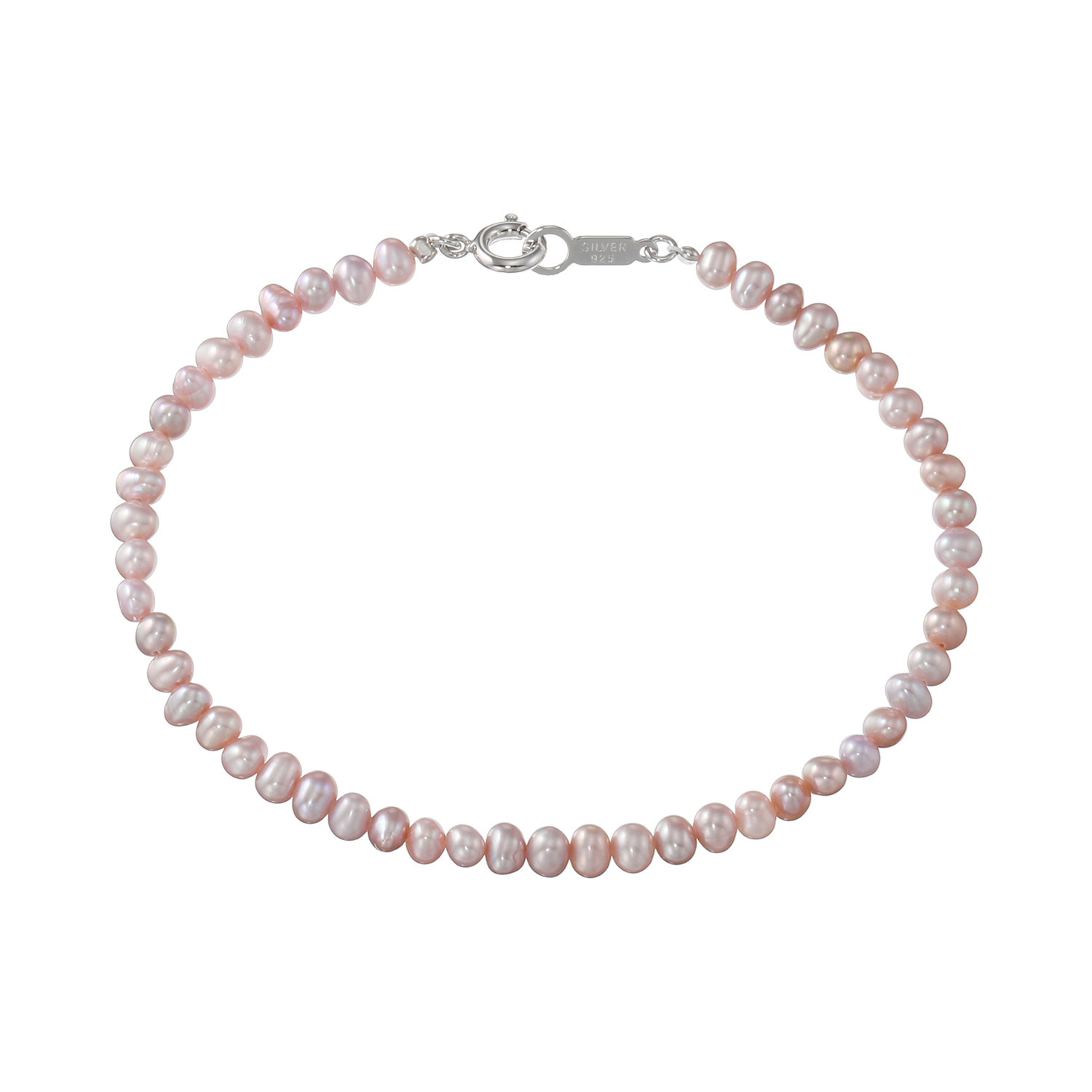 ペレフェリーク シルバー ベビー淡水パール ブロッサムカラー ブレスレット