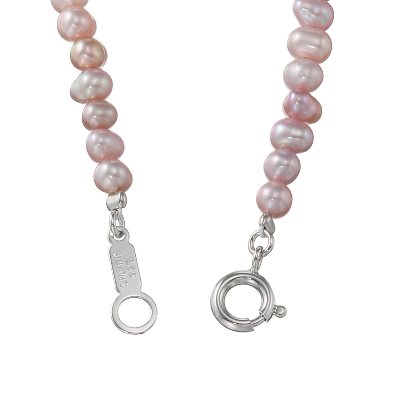 ペレフェリーク シルバー ベビー淡水パール ブロッサムカラー ブレスレット