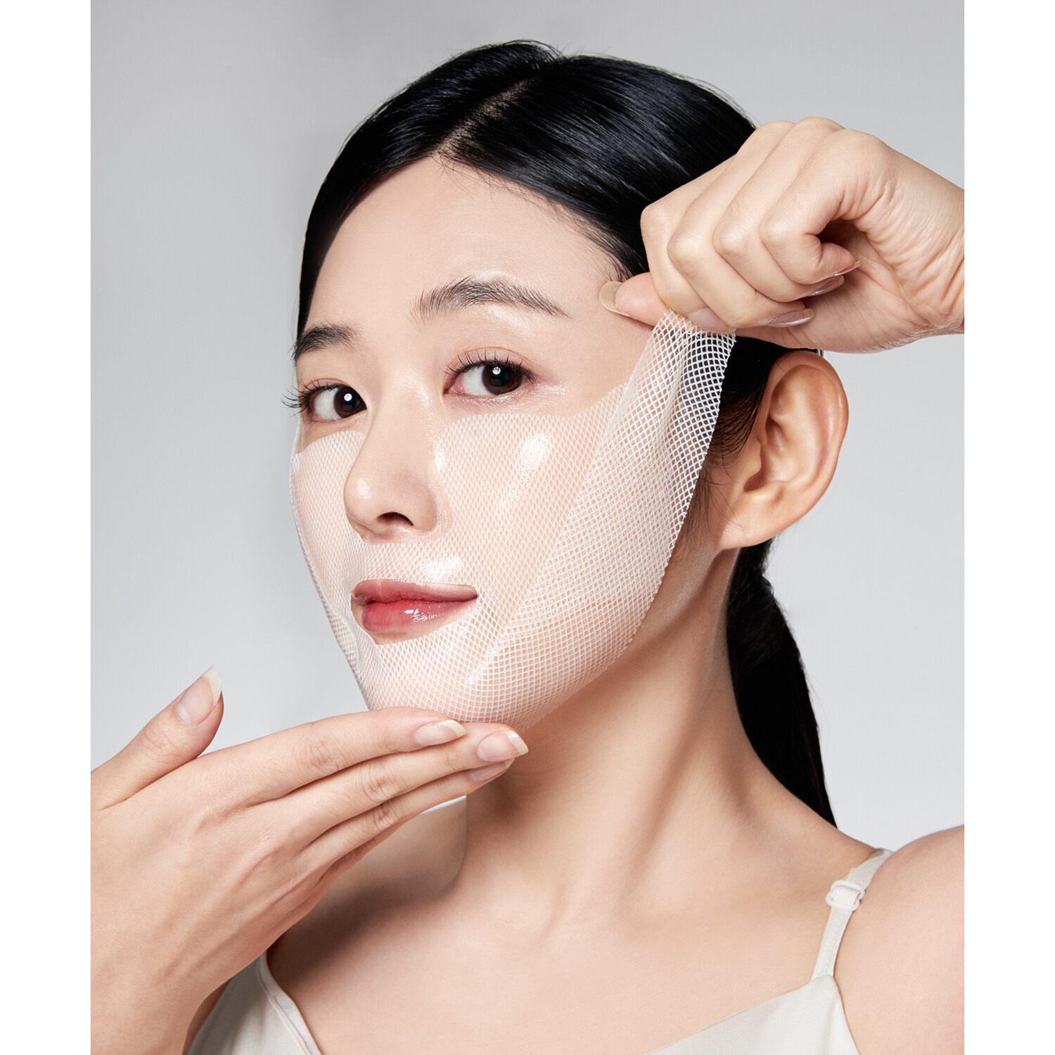 特許構造でお肌をホールド プルプルの密着マスクで フェイスラインすっきり！ リブイセル リフトアップマスク プレミアム　６枚セット