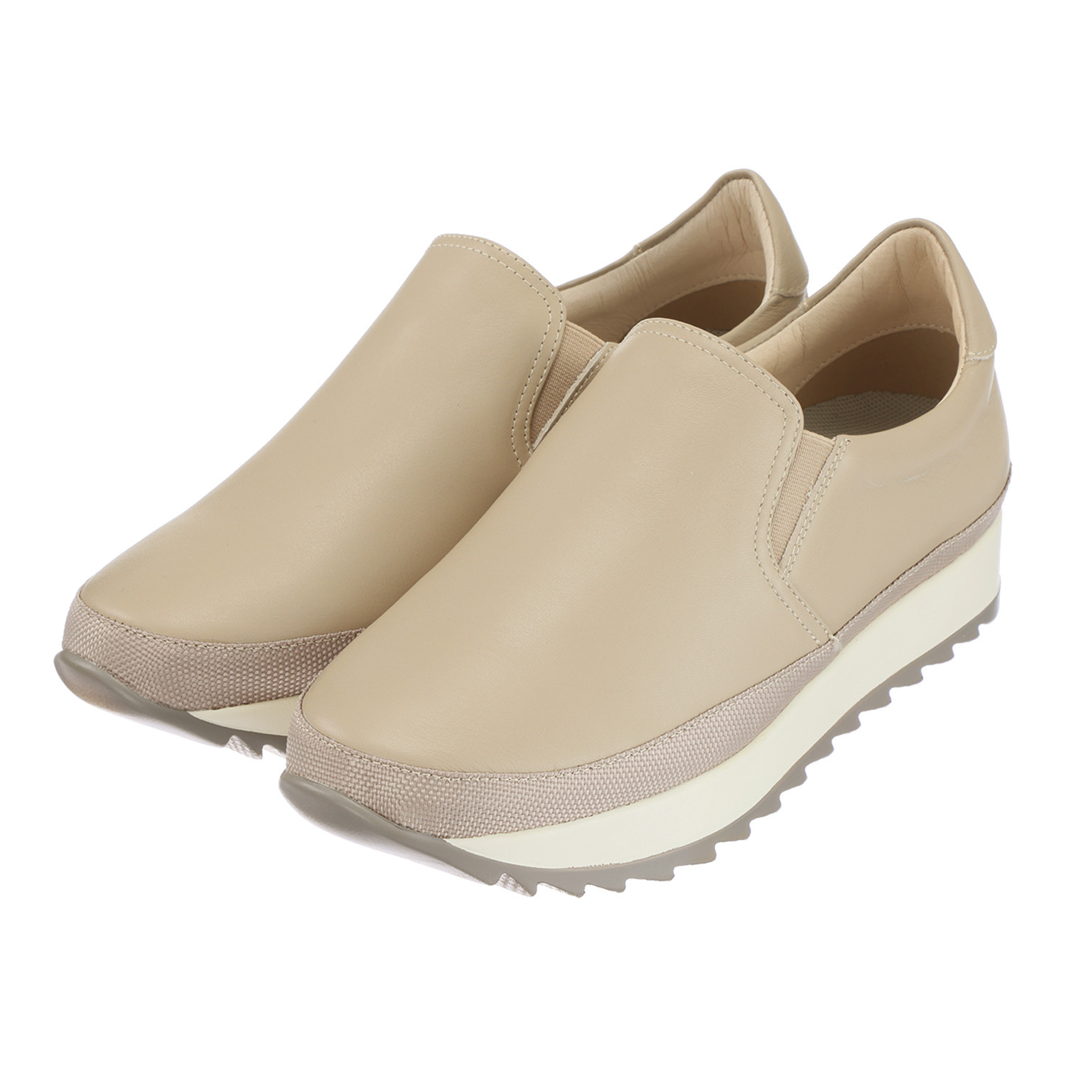 リサリサ レザー スリッポン