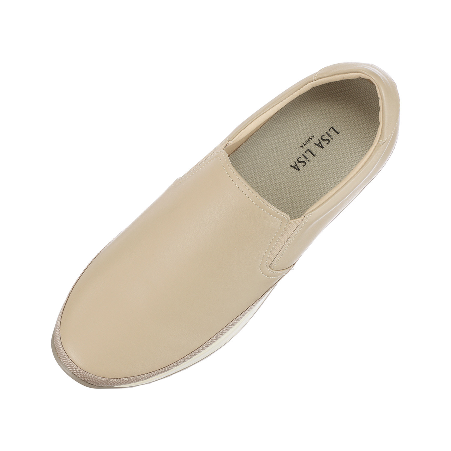 リサリサ レザー スリッポン