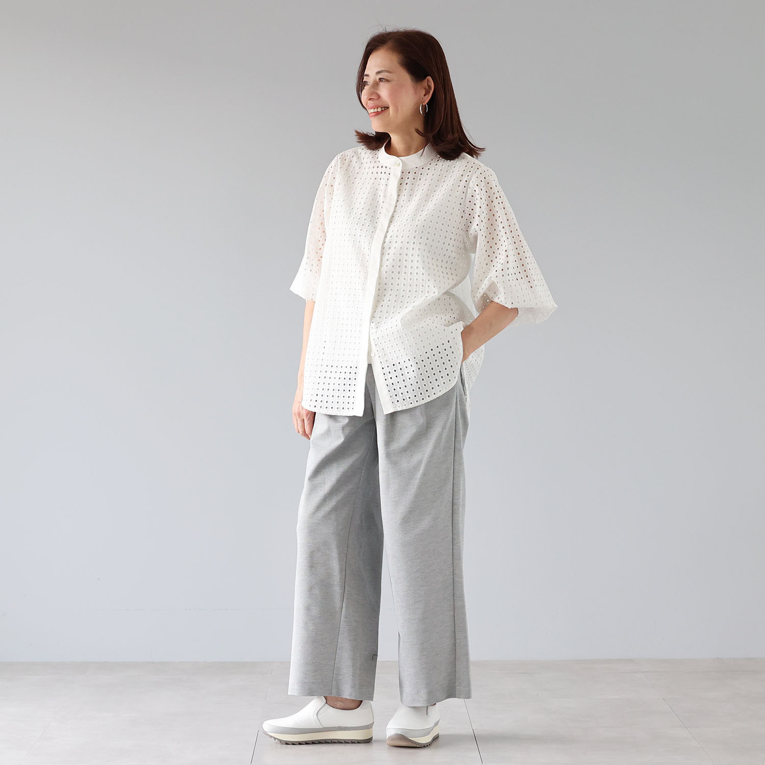 リサリサ レザー スリッポン