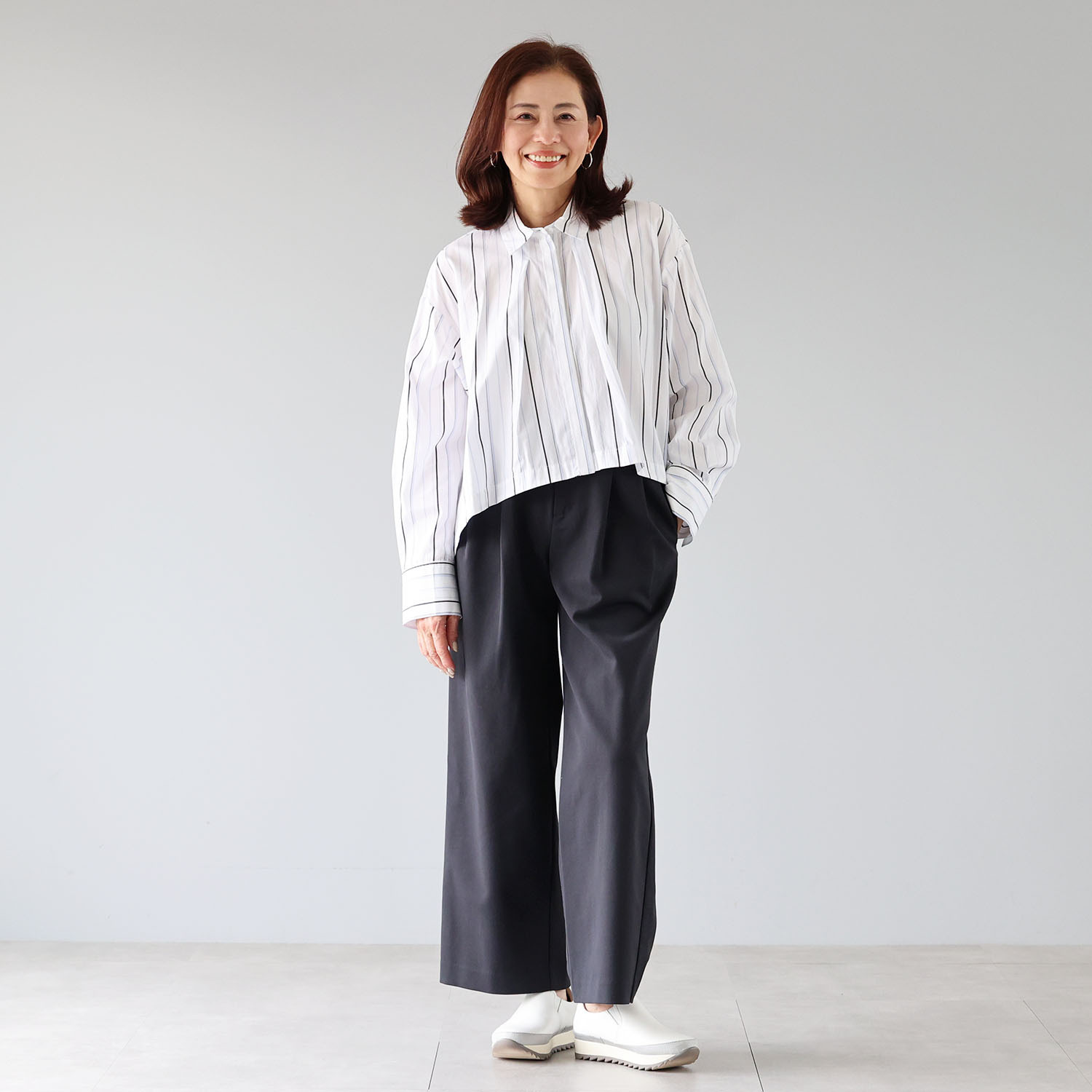 リサリサ レザー スリッポン