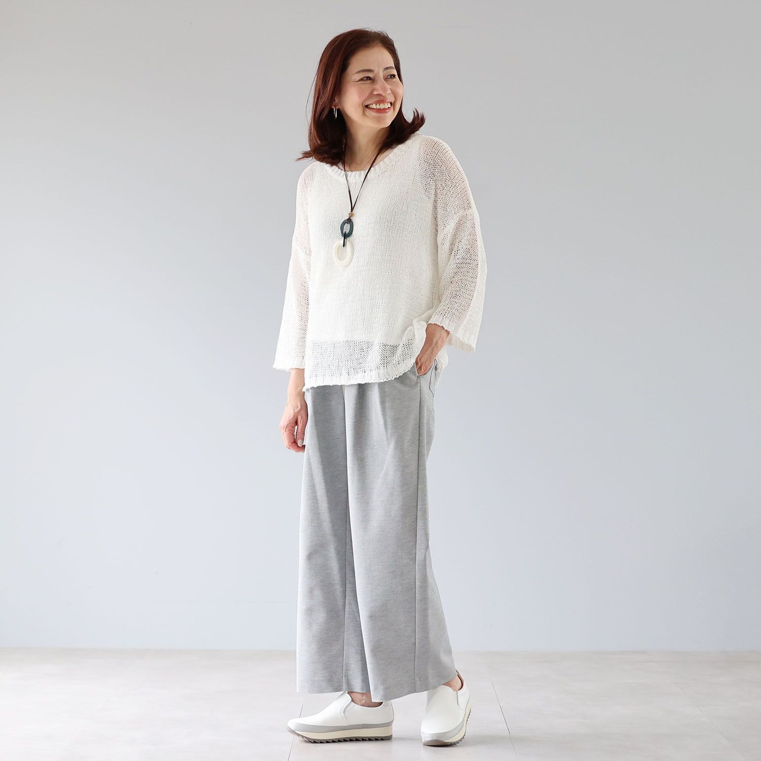 リサリサ レザー スリッポン