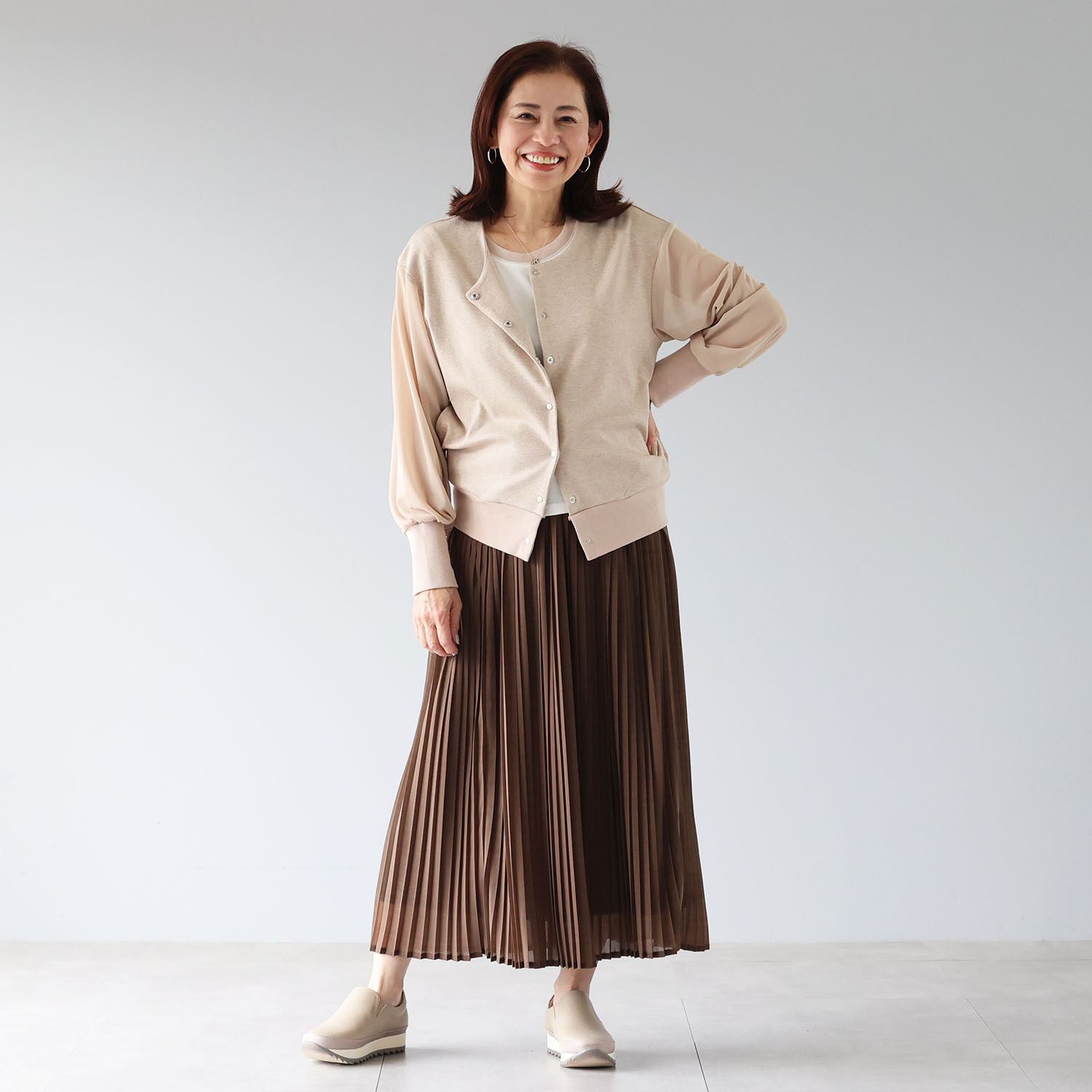 リサリサ レザー スリッポン