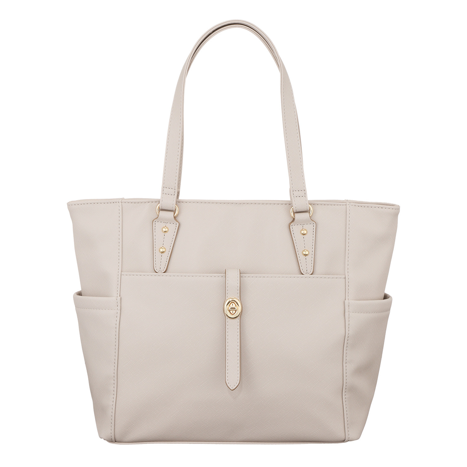 ラルジュ ポケットいっぱい！ ヒネリ金具付 Ａ４トートバッグ