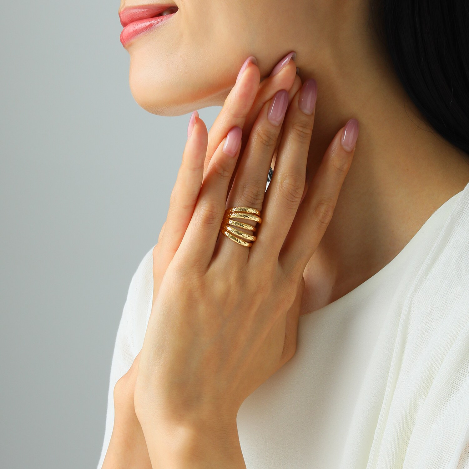 エトルースカ イタリアメイド マルチレイヤー リング