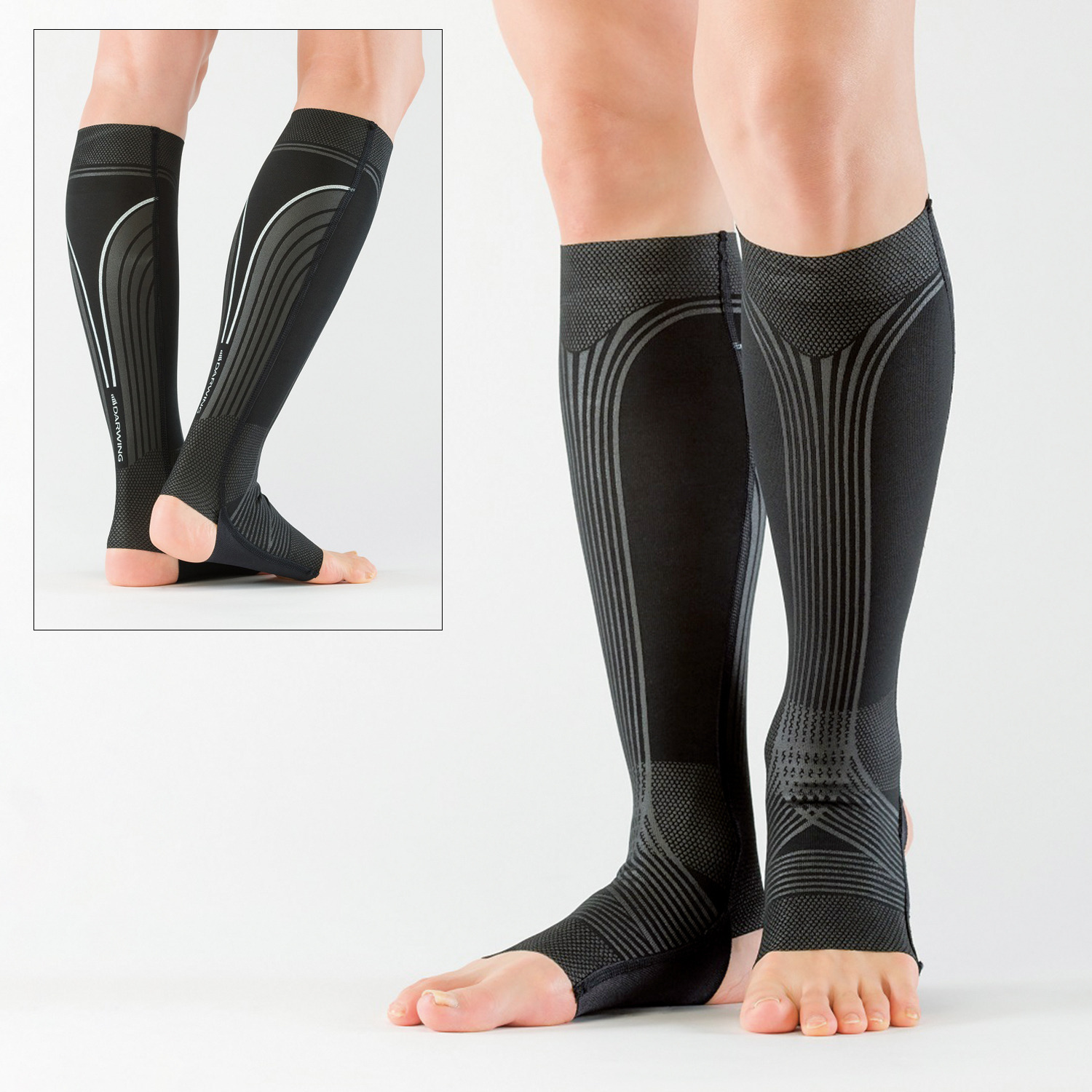 段階的圧迫で 美脚サポート！ ＤＡＲＷＩＮＧ カーフ ２枚セット