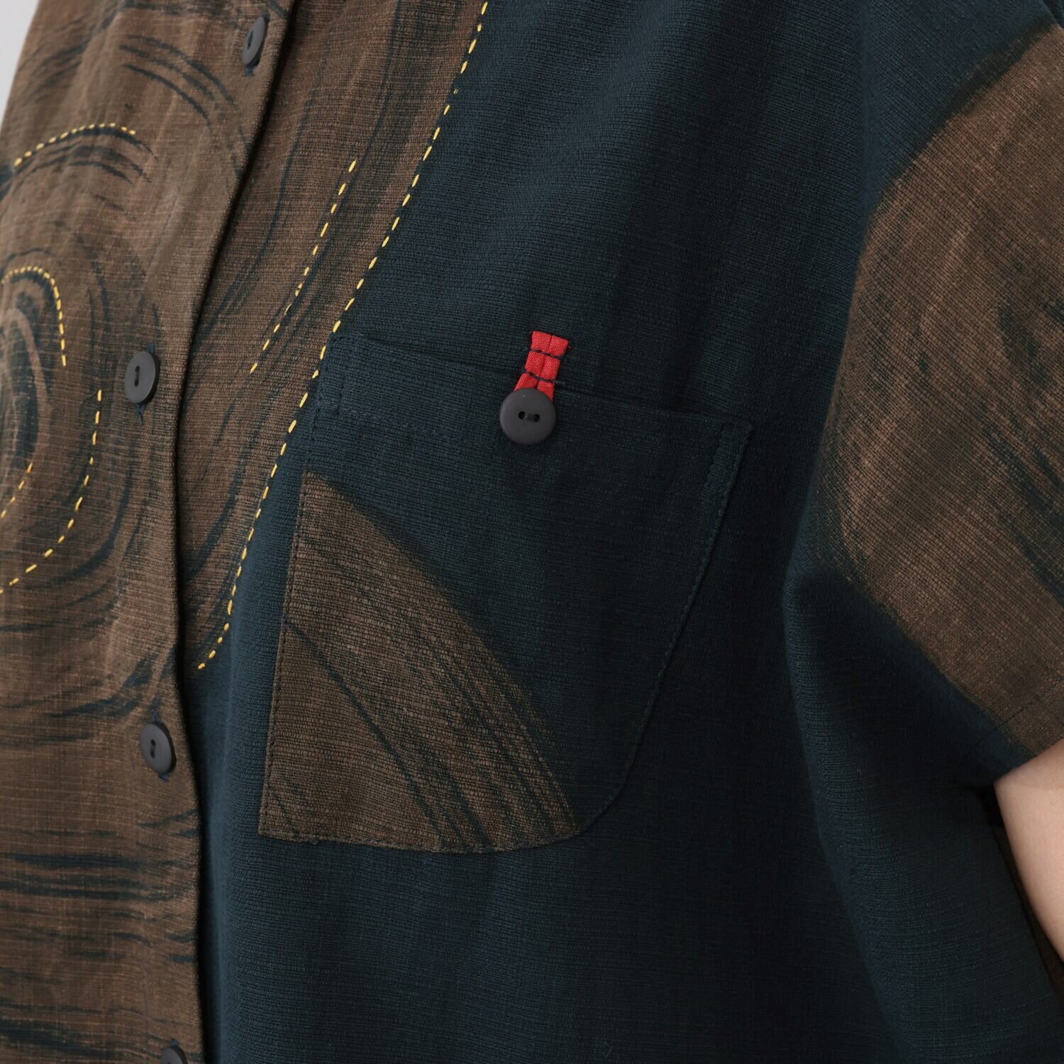 創作りょう うずまき柄 プルオーバー