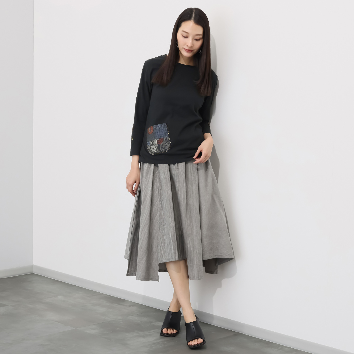 創作りょう マルチヘムスカート