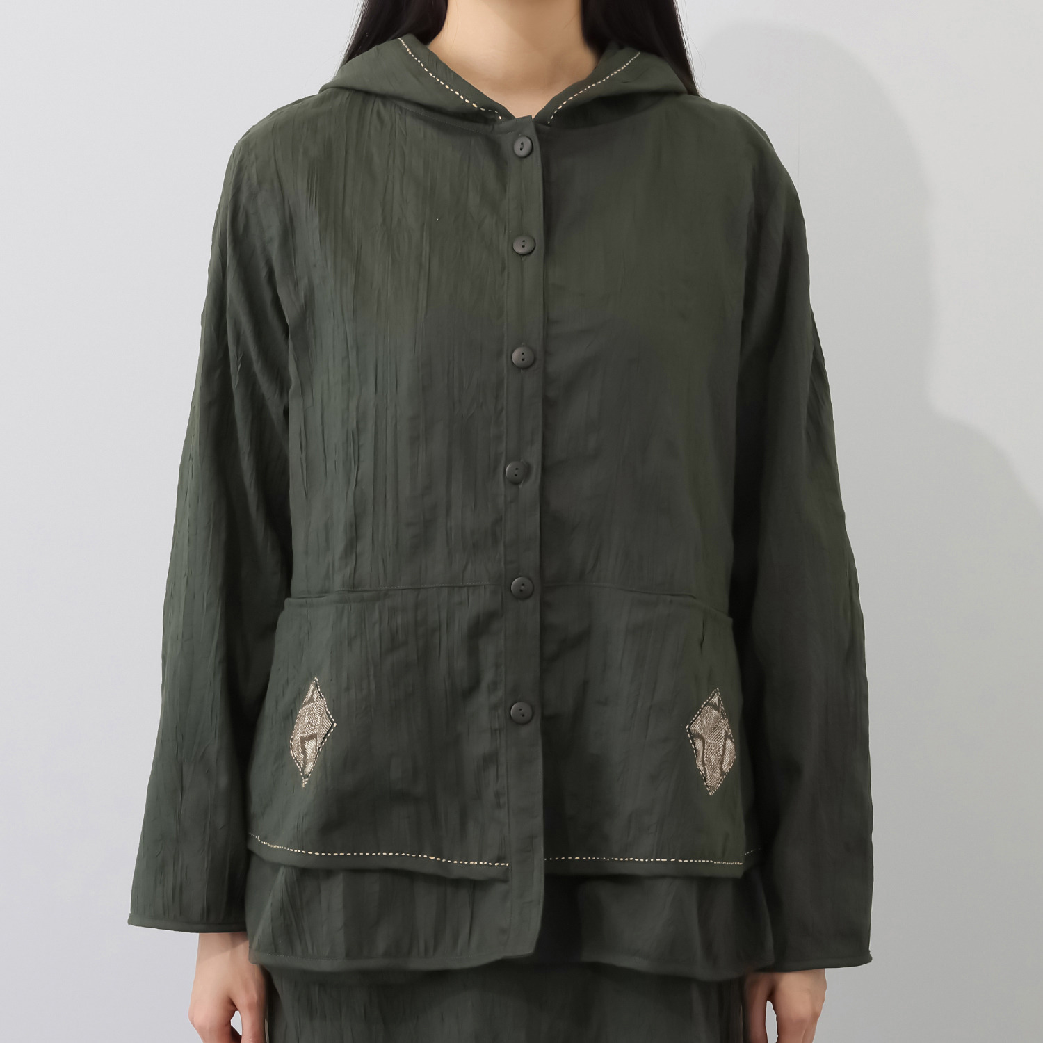 創作りょう パーカーカーディガン