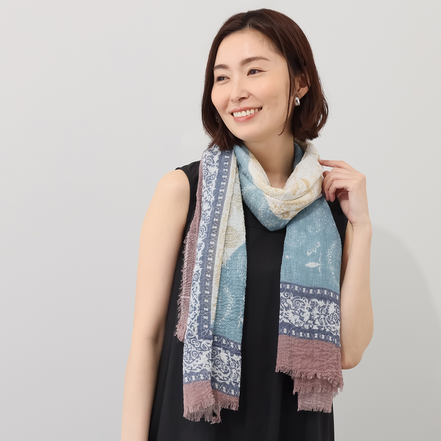 エピデミーク エスニック柄ストール