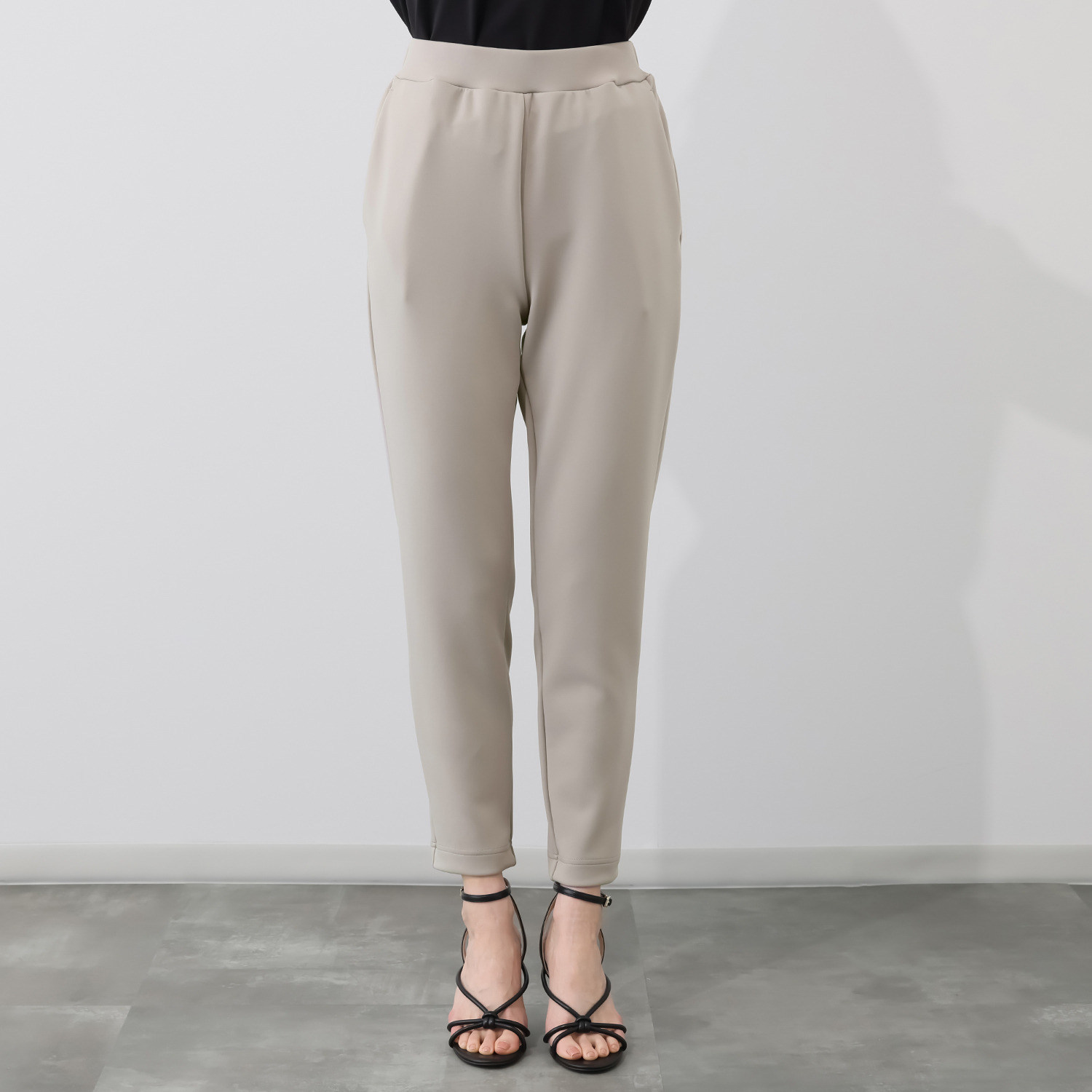 イシカワラボ★ヒトミ アクアスーティング ストレッチジャージー スキニーパンツ