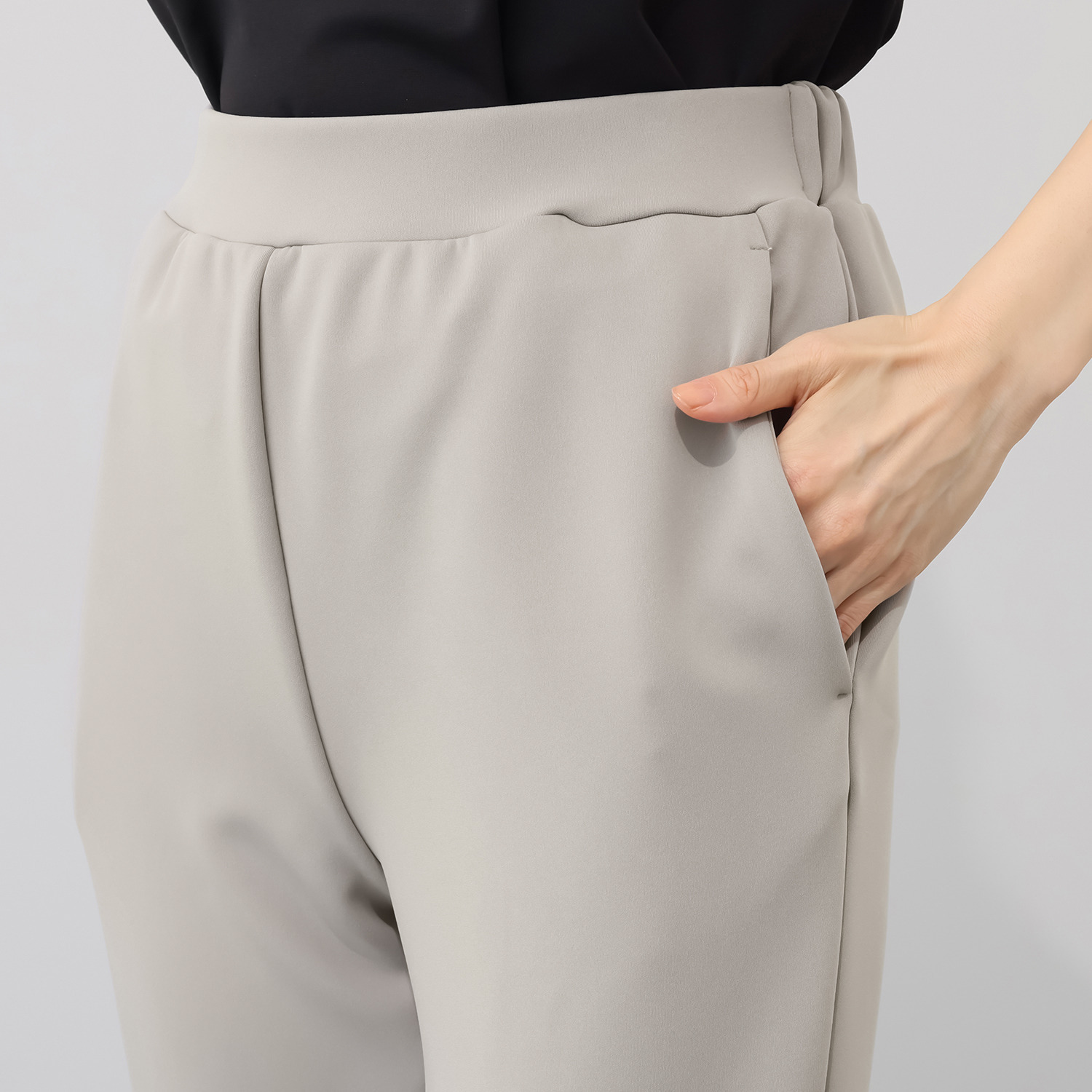 イシカワラボ★ヒトミ アクアスーティング ストレッチジャージー スキニーパンツ