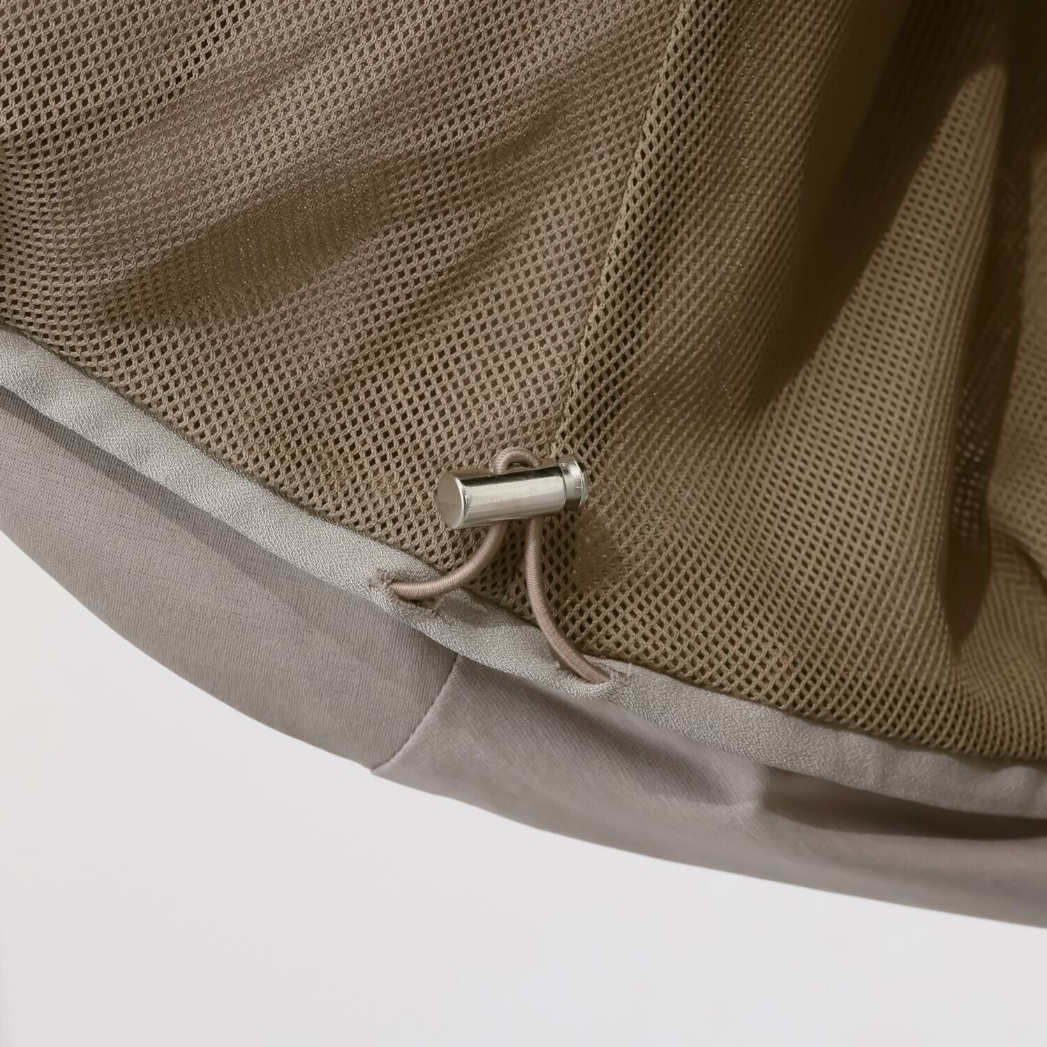 イシカワラボ★ヒトミ ストレッチジョーゼット 異素材切替 バルーンシルエット ジレ