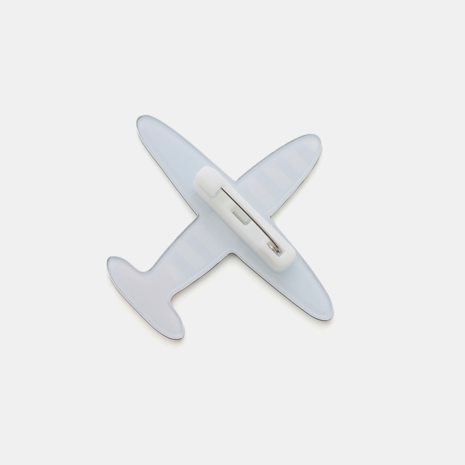 ブルーコレクション 飛行機バッジ付 七分袖 きれいめデザイン ニットカーディガン