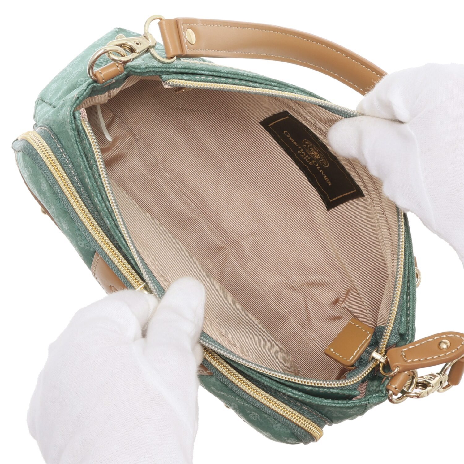 クリスチャン　オリビエ ショップチャンネル デビュー１５周年 はっ水ジャガード ２ウェイ多機能ポシェット