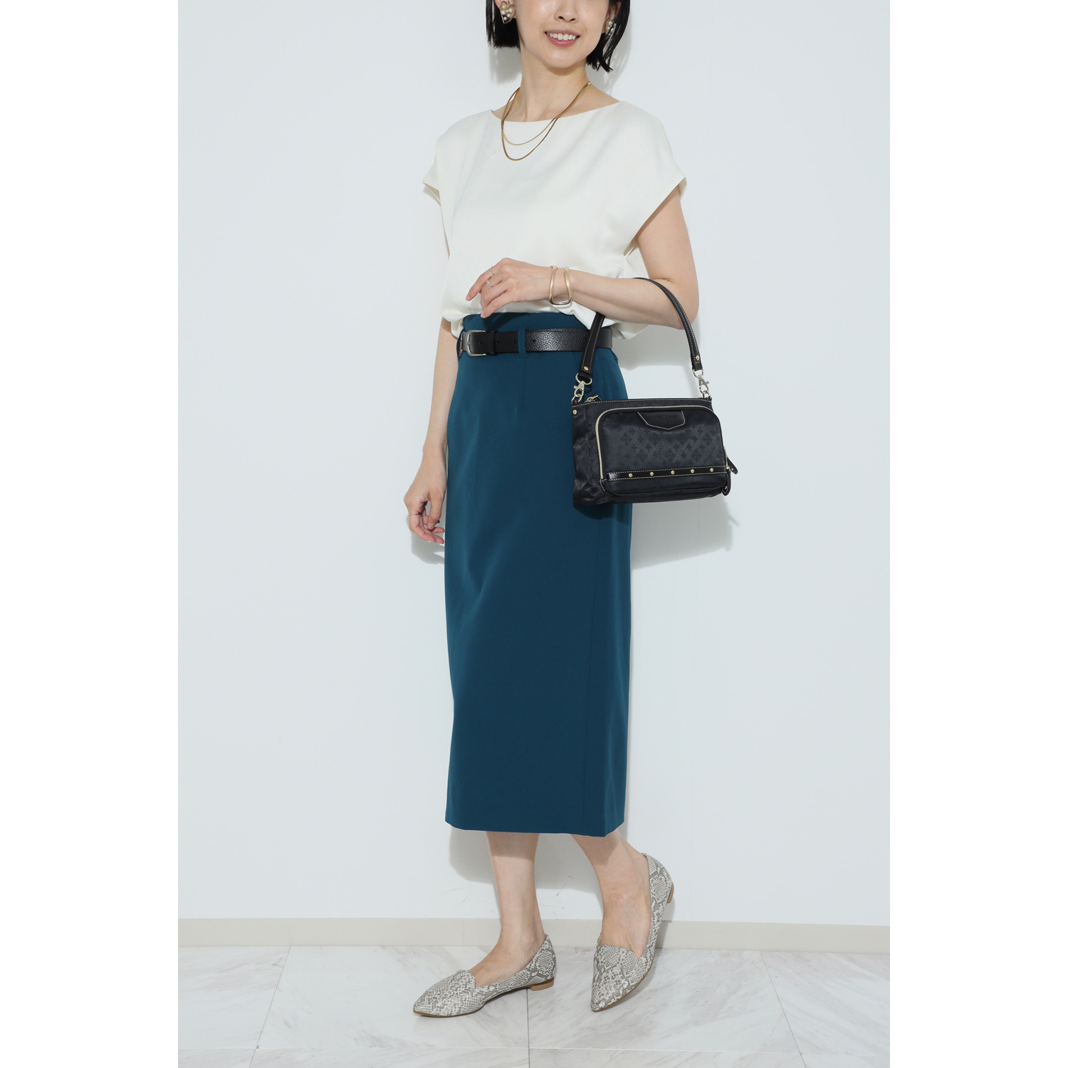 クリスチャン　オリビエ ショップチャンネル デビュー１５周年 はっ水ジャガード ２ウェイ多機能ポシェット