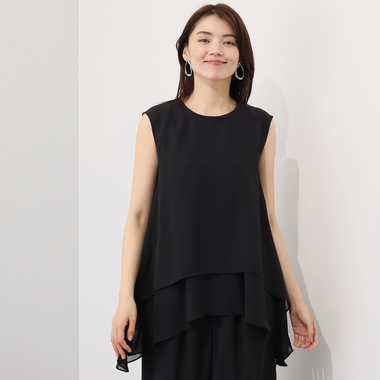 ボンボン・エ・ショコラ エアリーシフォンブラウス