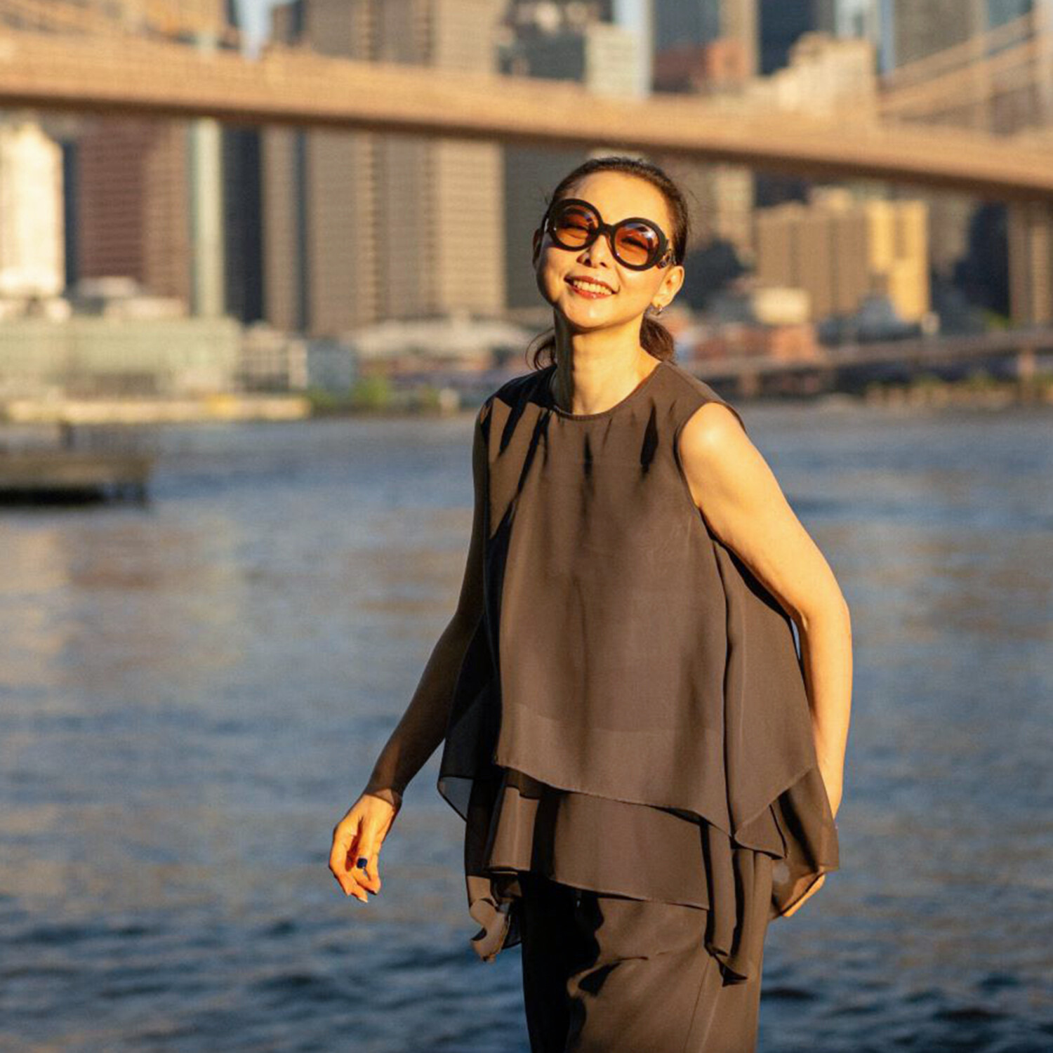 ボンボン・エ・ショコラ エアリーシフォンブラウス