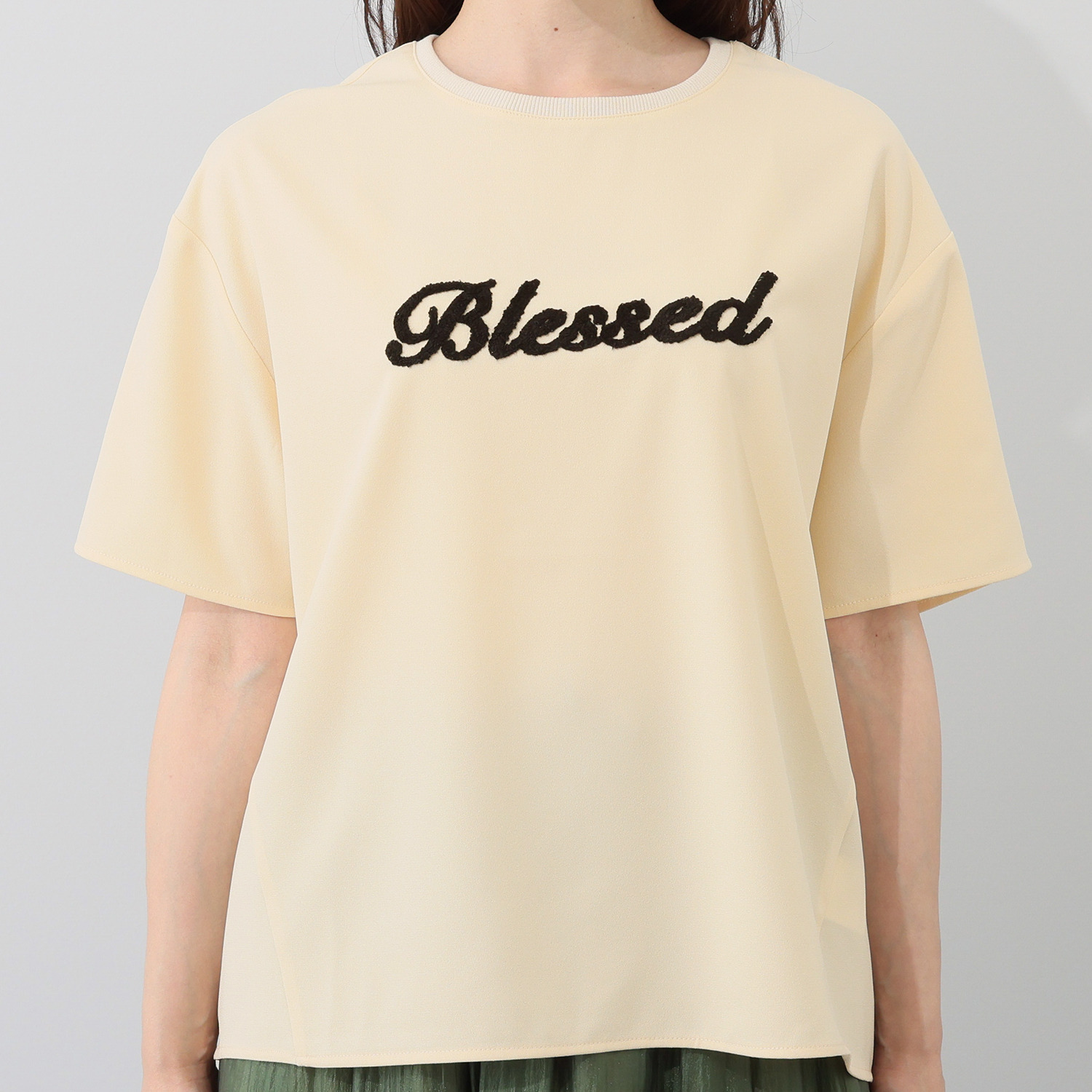 チーロ 接触冷感 大人のロゴＴブラウス