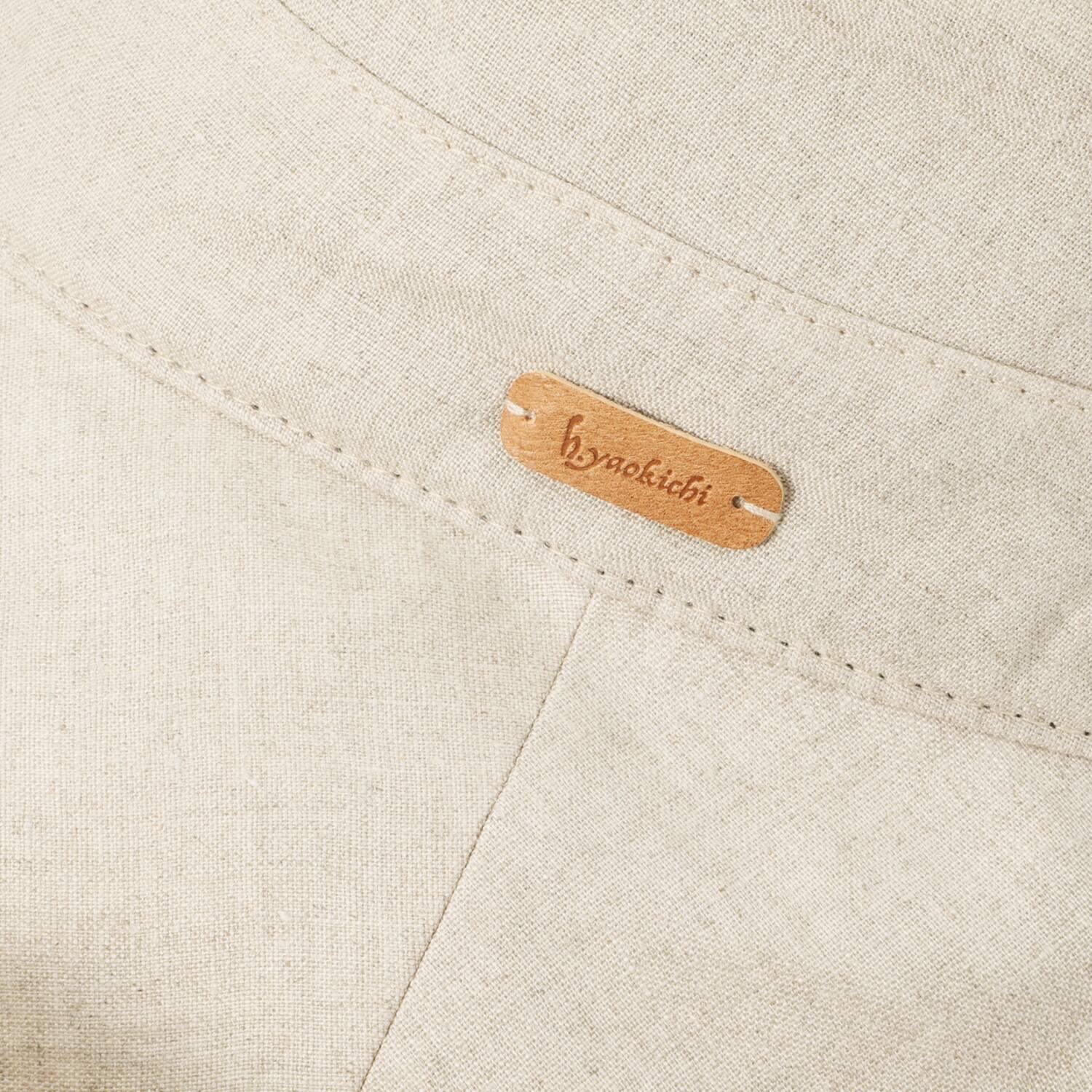 ＵＶカット リネン１００％ つば広ハット