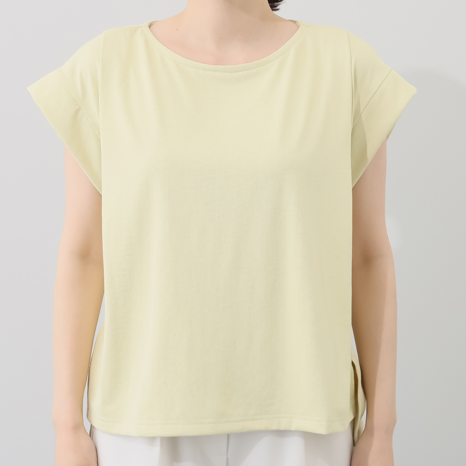 ＨＫビアン ＵＶカット・吸水速乾 コットンタッチ 脇マチ付Ｔシャツ