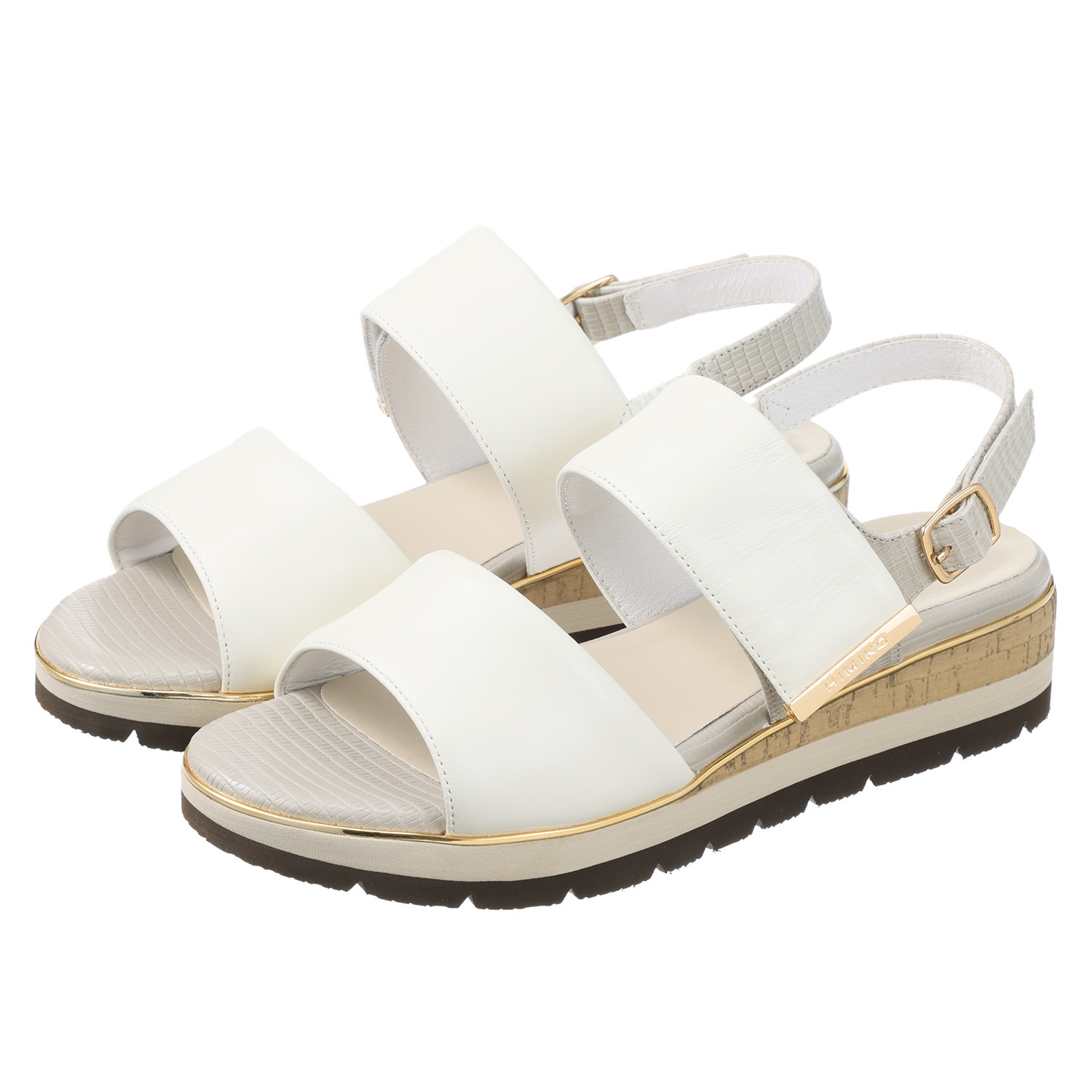 卑弥呼 ソフトシープレザー パデットサンダル