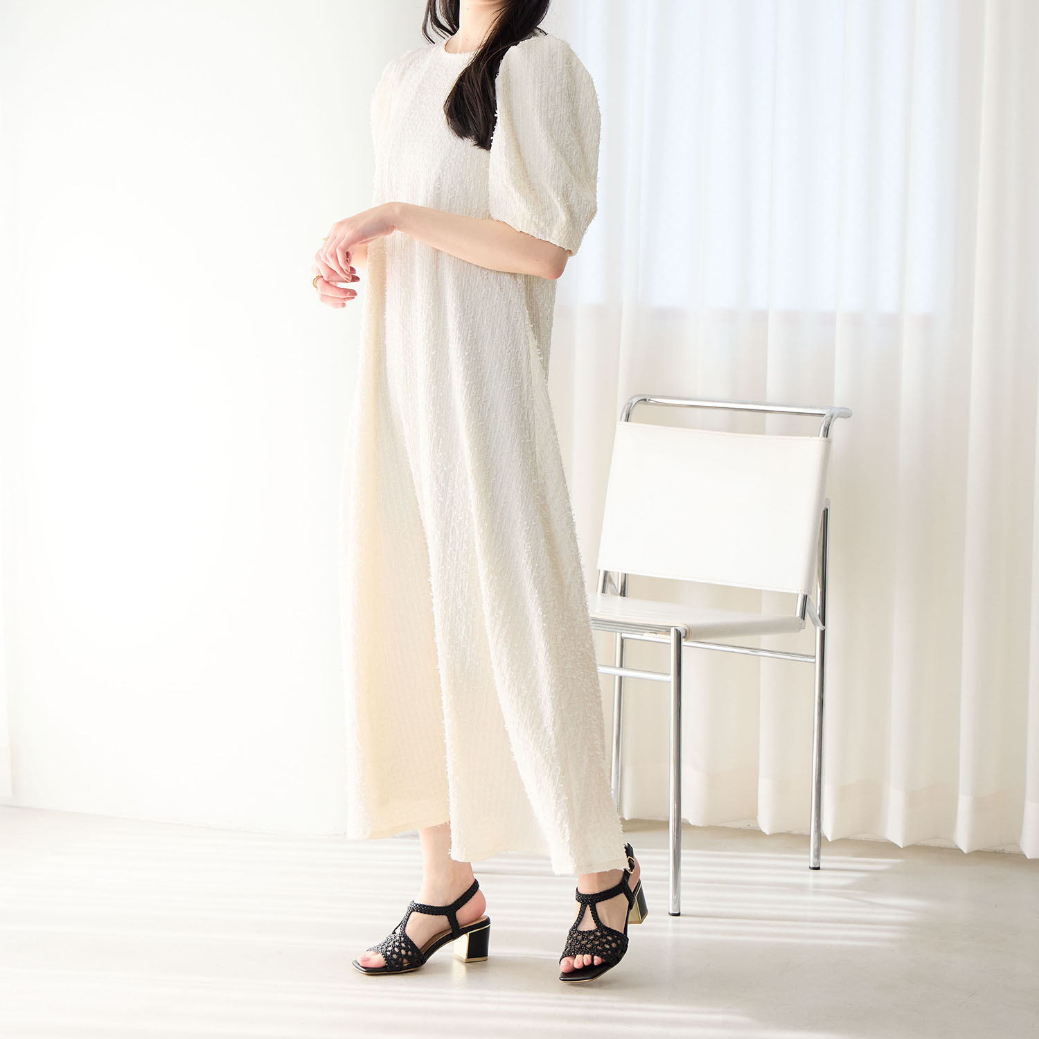 卑弥呼 ソフトメッシュサンダル