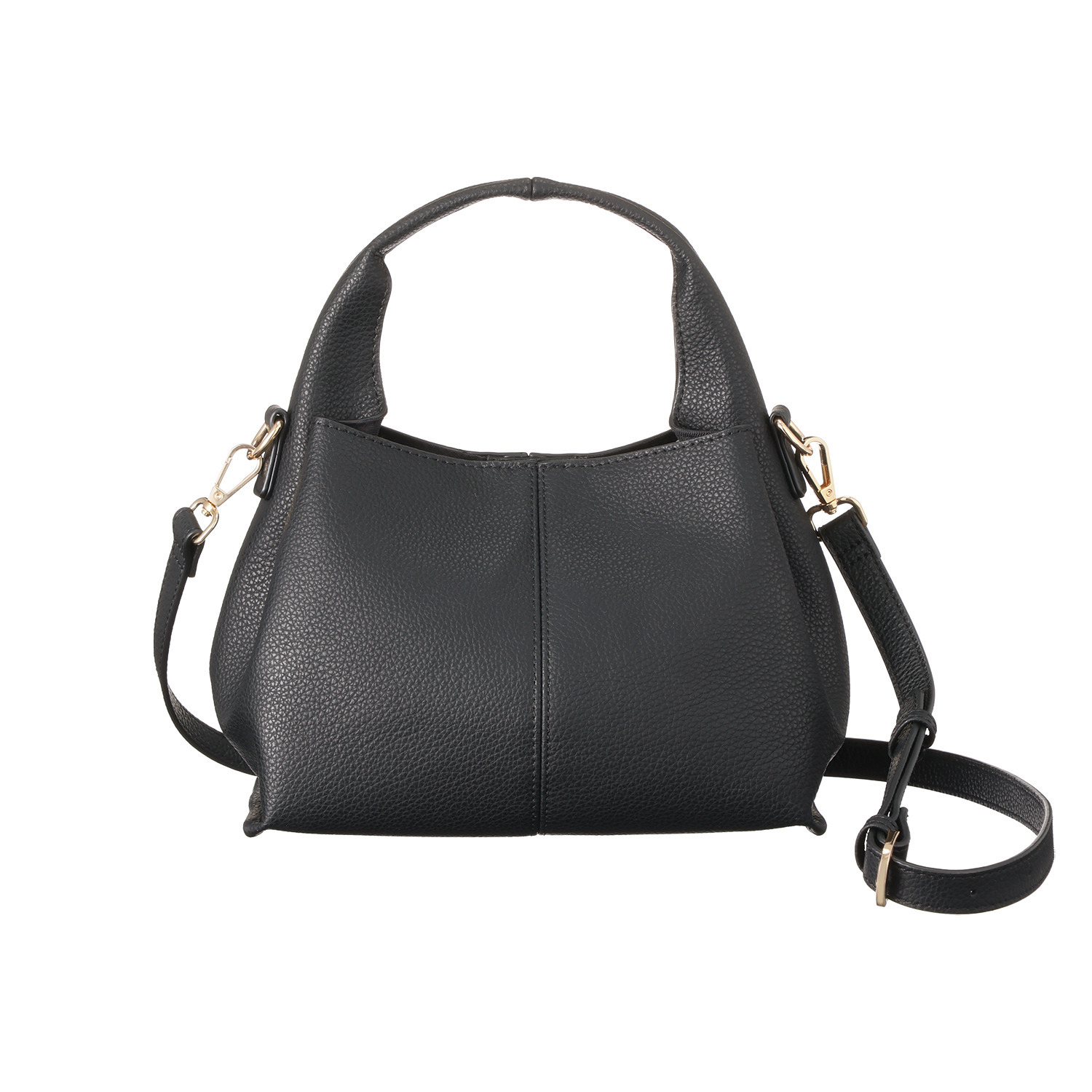 グッシオイタリー オリジナル開発レザー タックデザイン ２ウェイバッグ