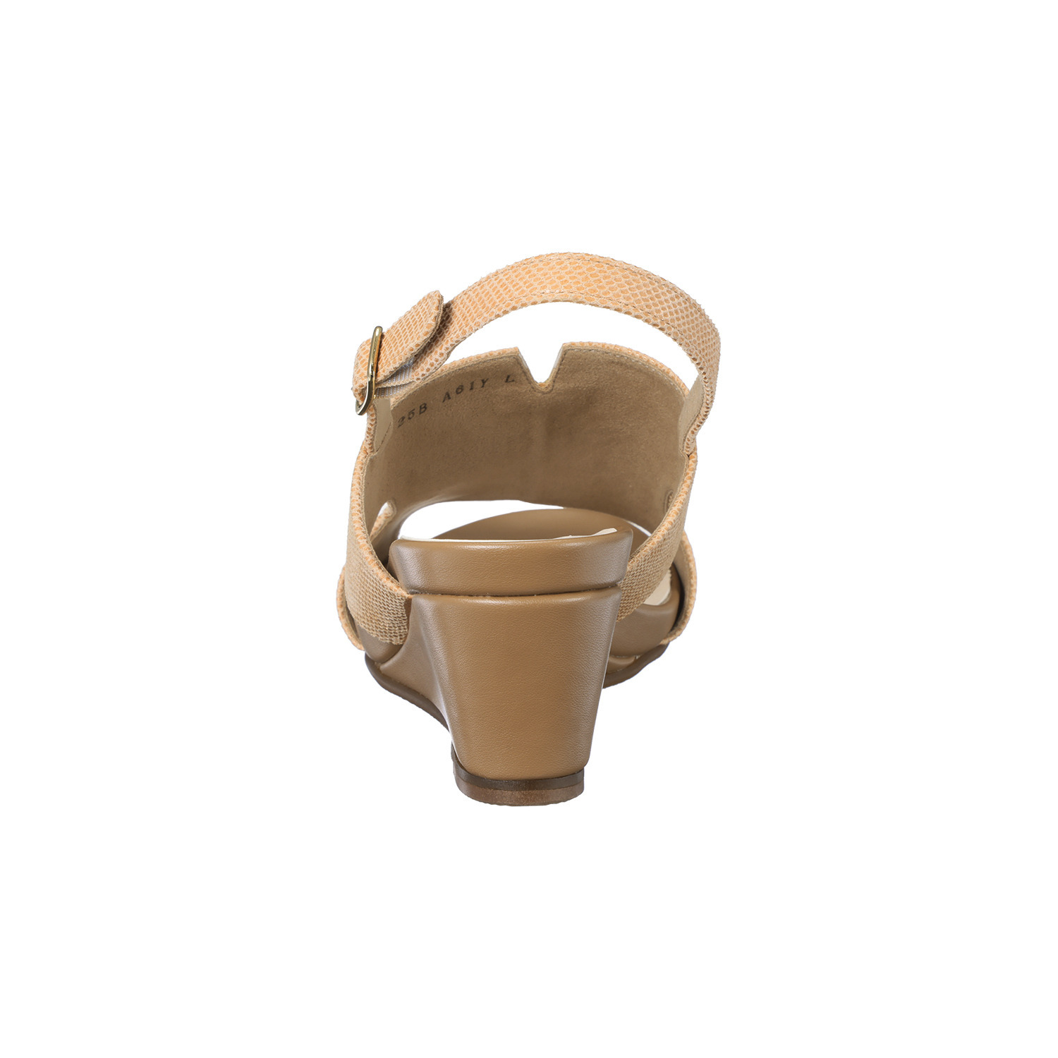 ビューフィット 日本製 脚を美しく魅せる！ 牛革・ゆったり３Ｅ 足元軽やか ウェッジサンダル