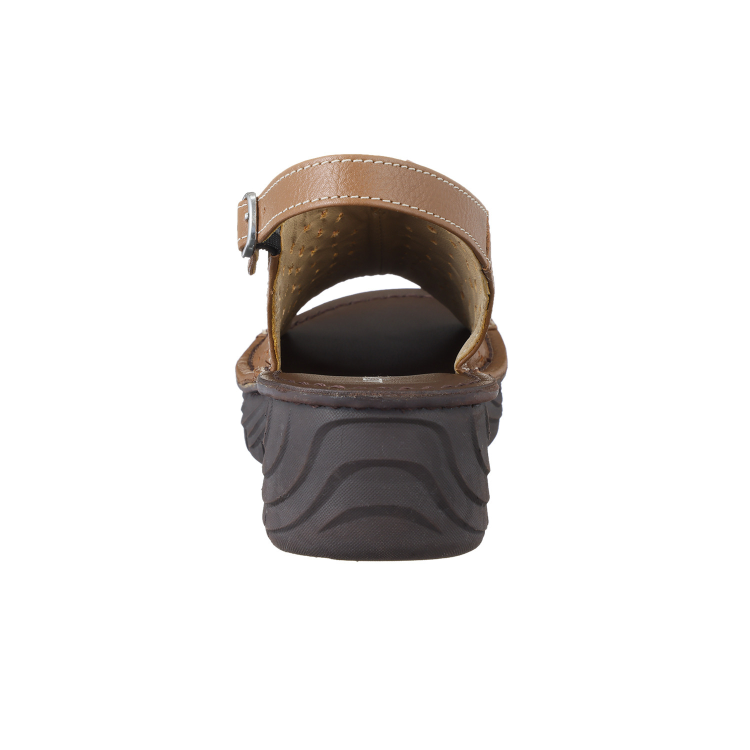 ミントドロップ 牛革 パンチングデザイン 軽量厚底サンダル