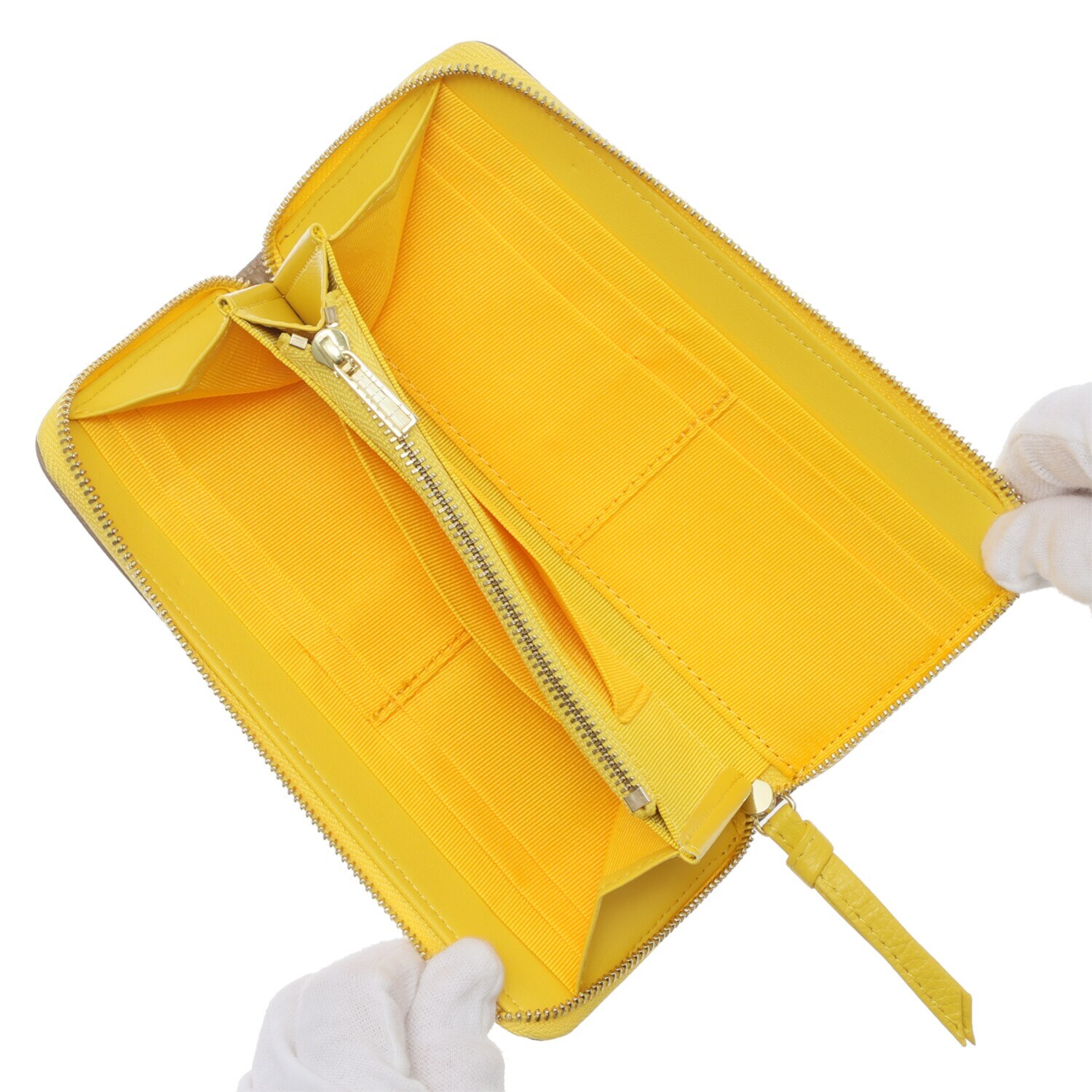 リズデイズ 牛革 ラウンドデザイン スリムロングウォレット